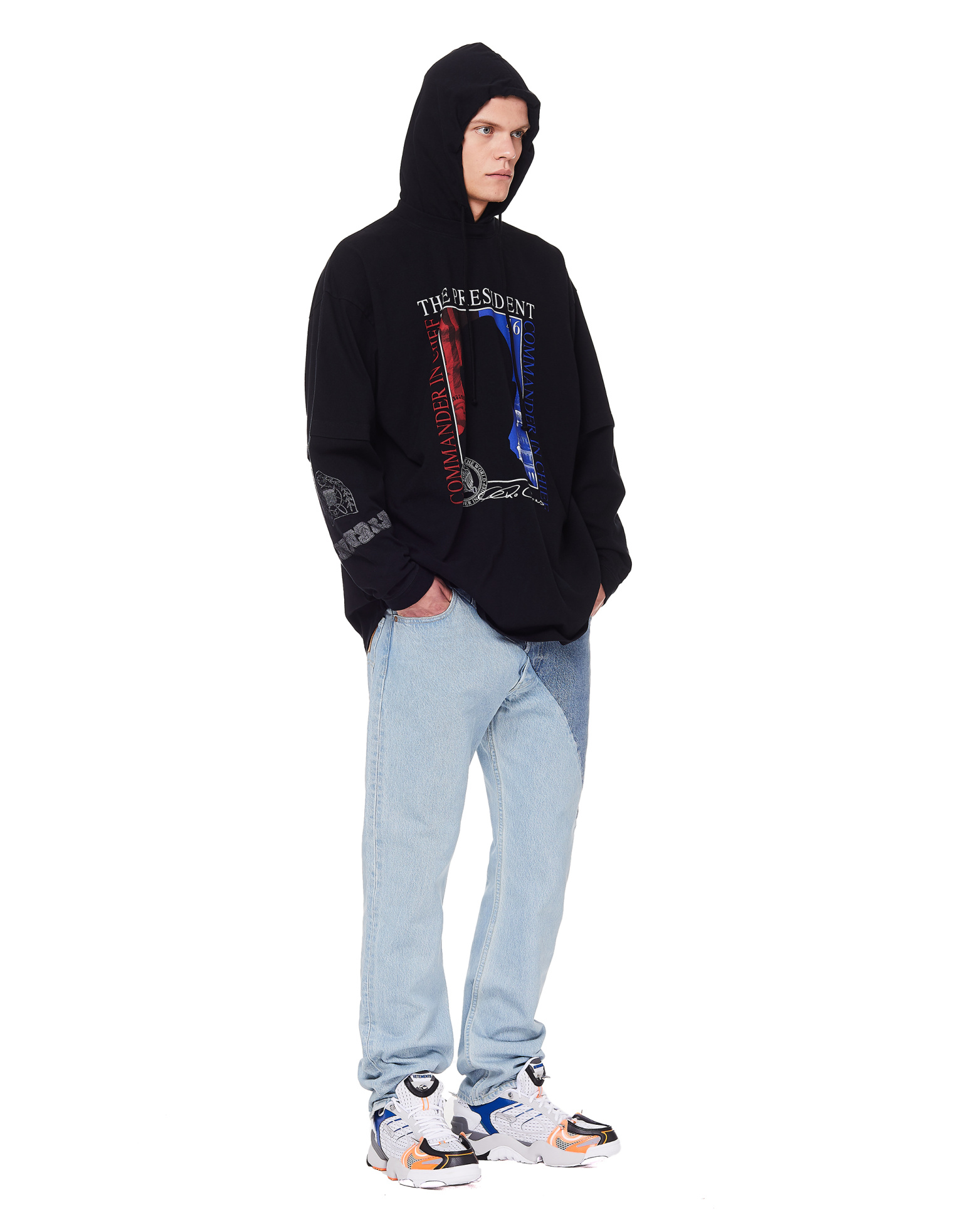 VETEMENTS The President Jersey Hoodie