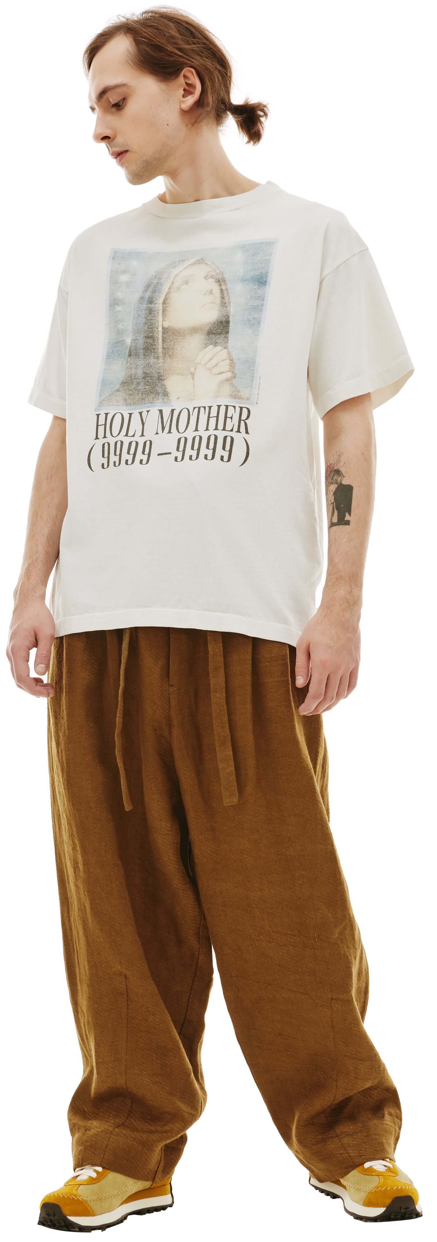 Saint Michael Holy Mother cotton t-shirt