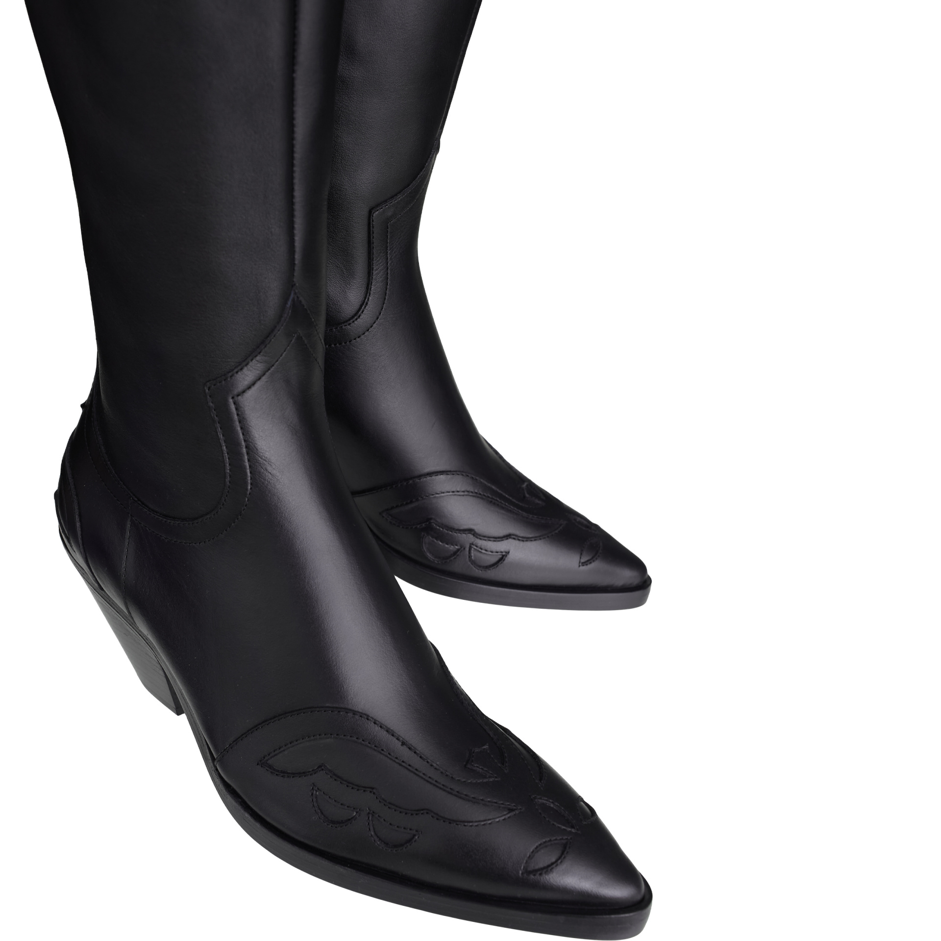 Enfants Riches Déprimés Black thigh high boots