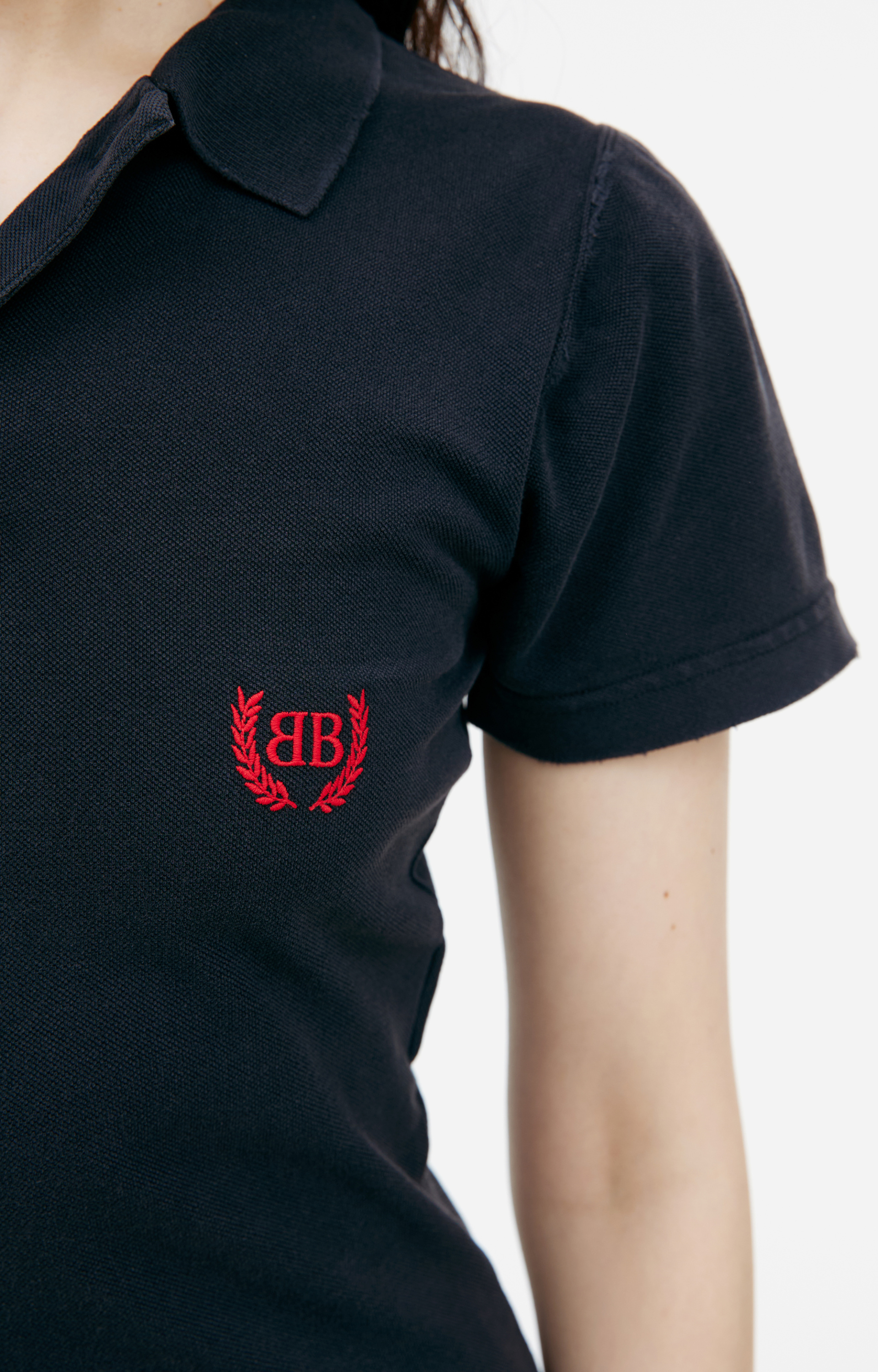 Balenciaga Polo dress with embroidery