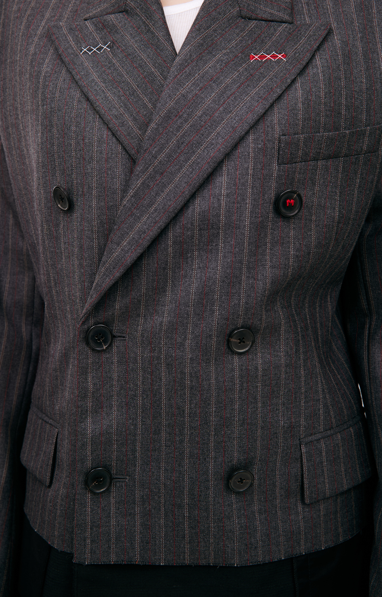 Maison Margiela Wool striped blazer