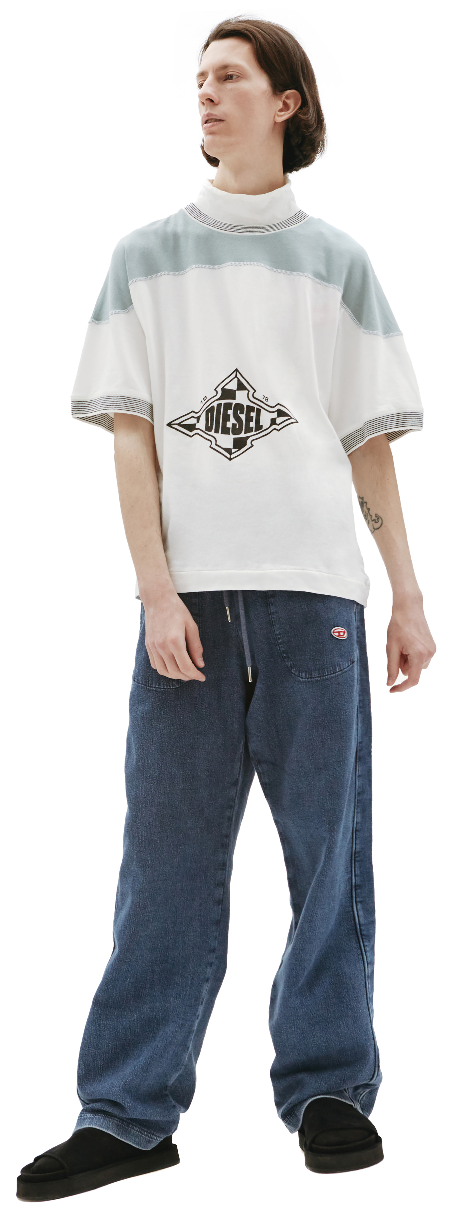 Diesel Футболка с высоким воротом