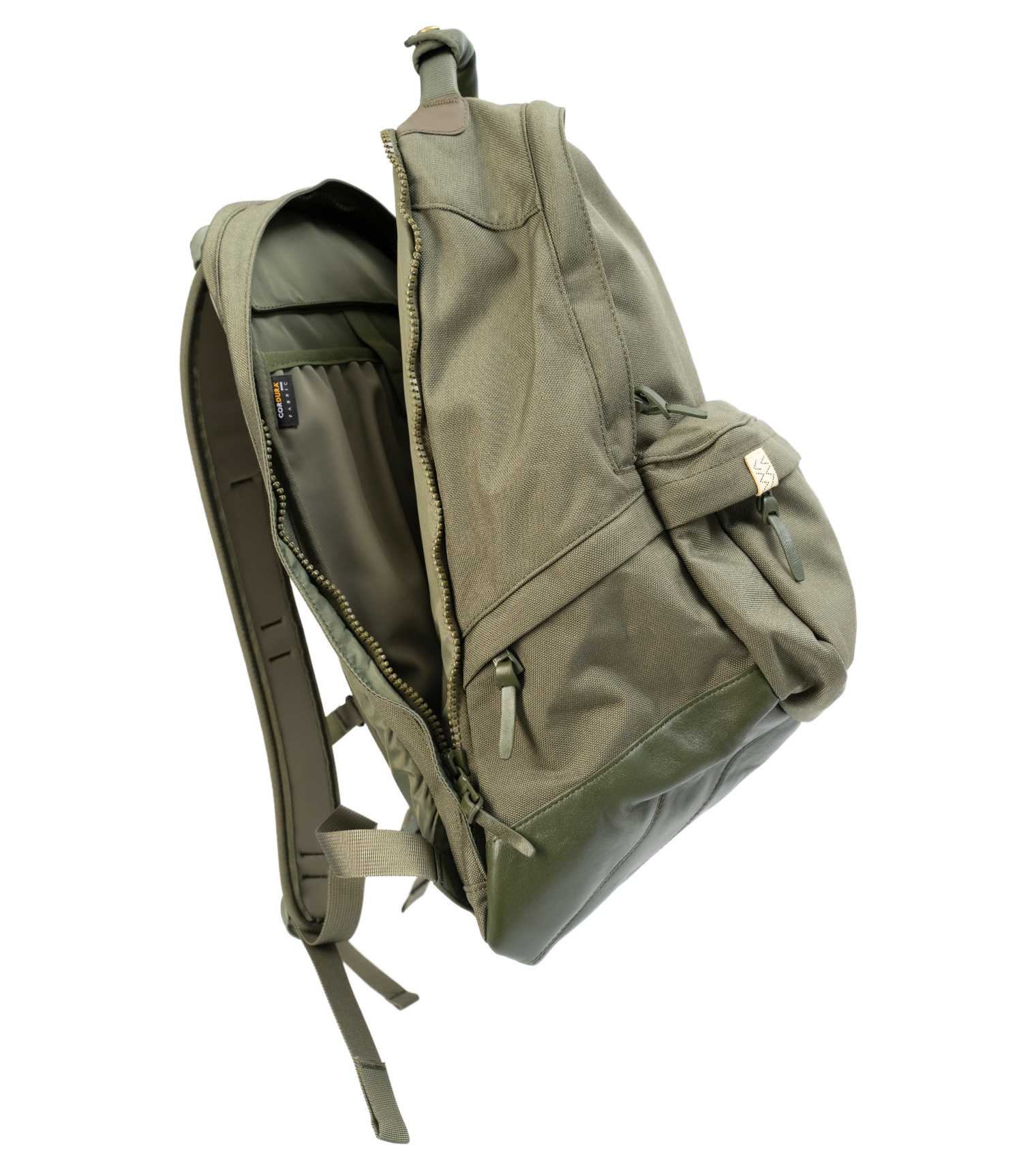 visvim men green cordura 22l backpack 
