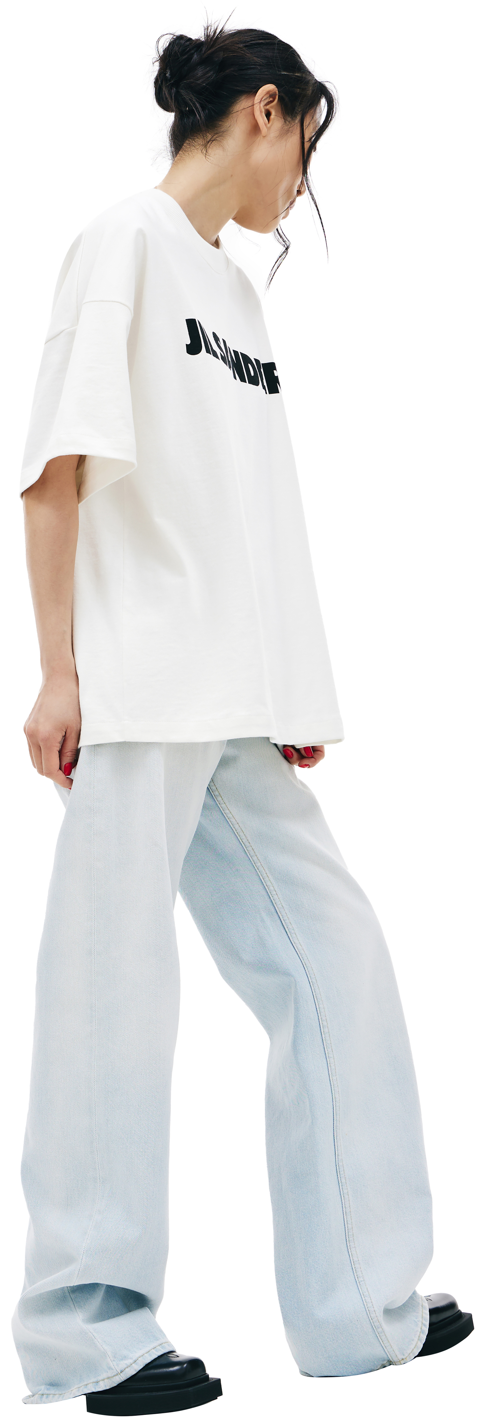 Jil Sander Logo oversized t-shirt