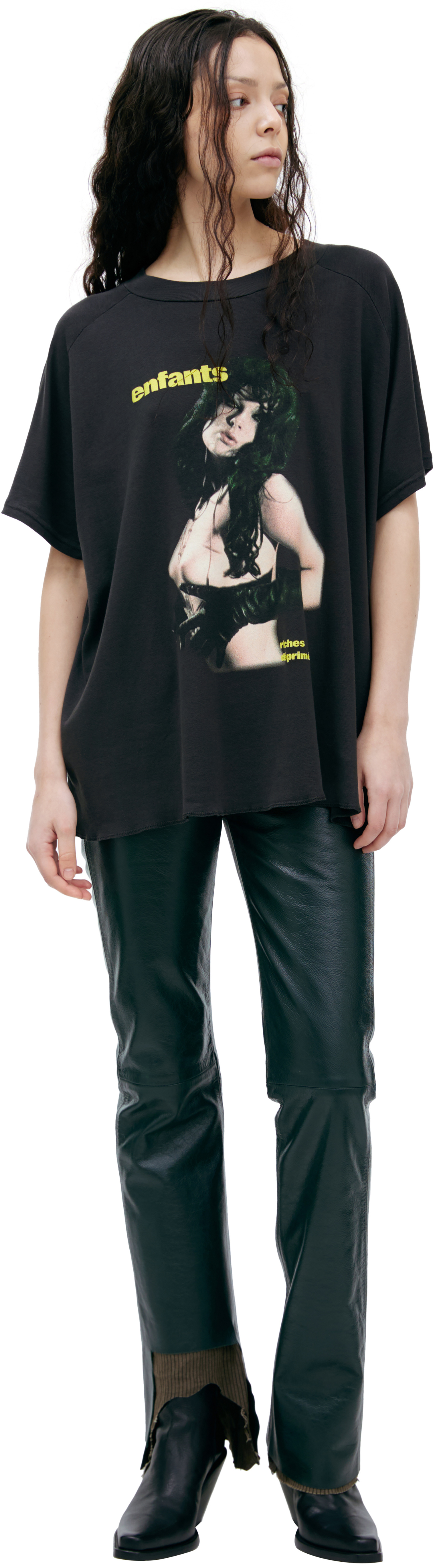 Buy Enfants Riches Déprimés women black print t-shirt for $740