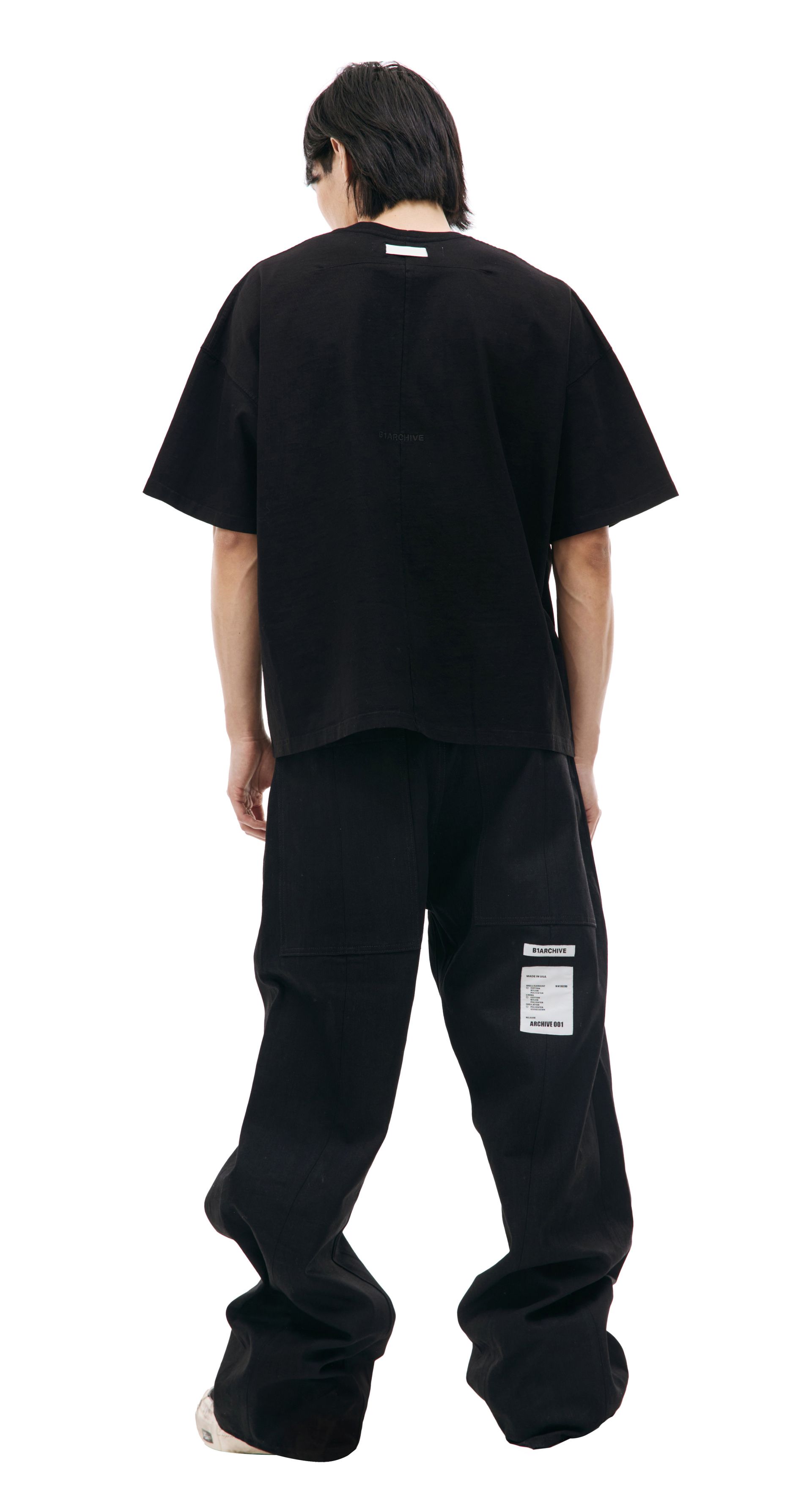 B1ARCHIVE Black oversized t-shirt