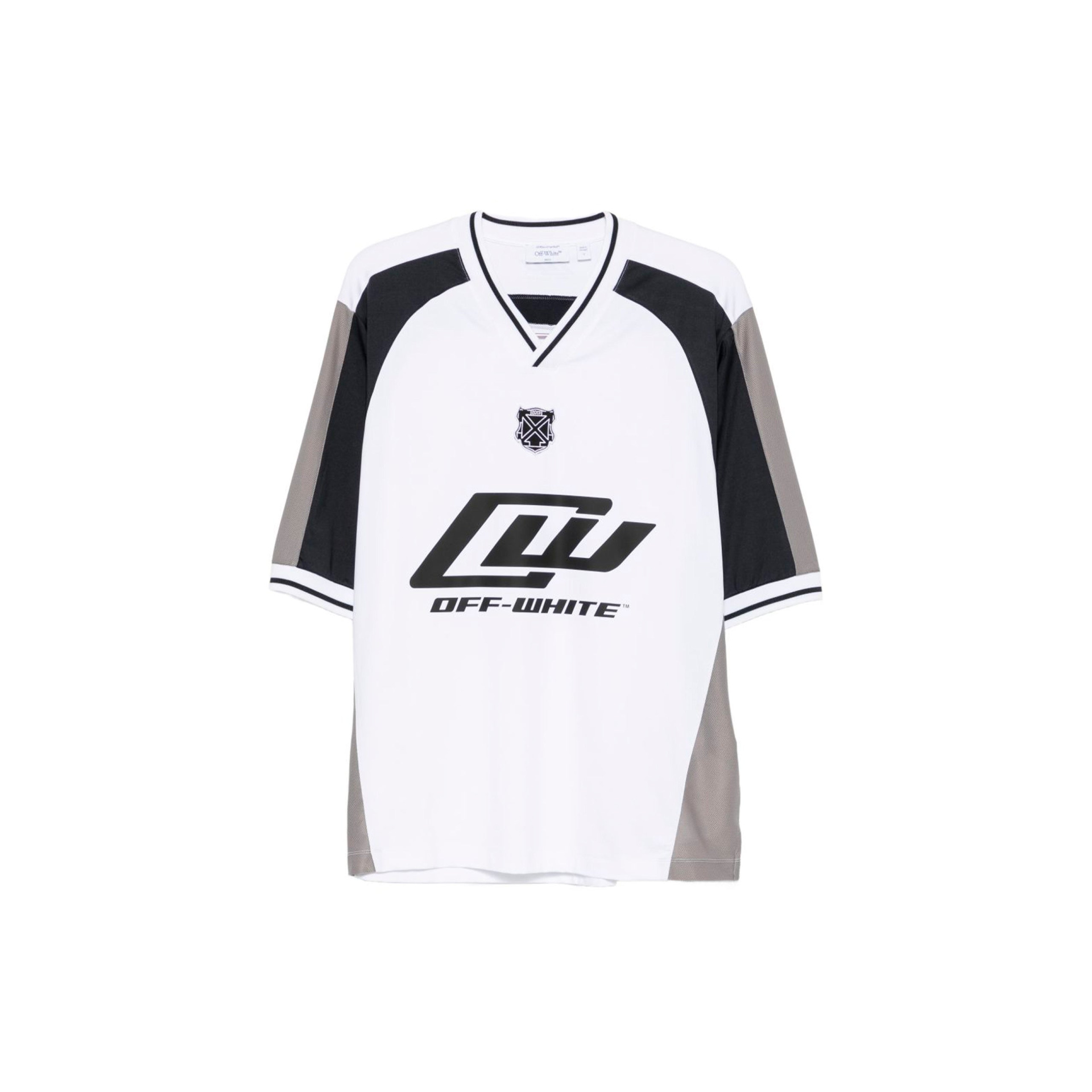 Off White OWR Team Soccer Short Slleve Top
