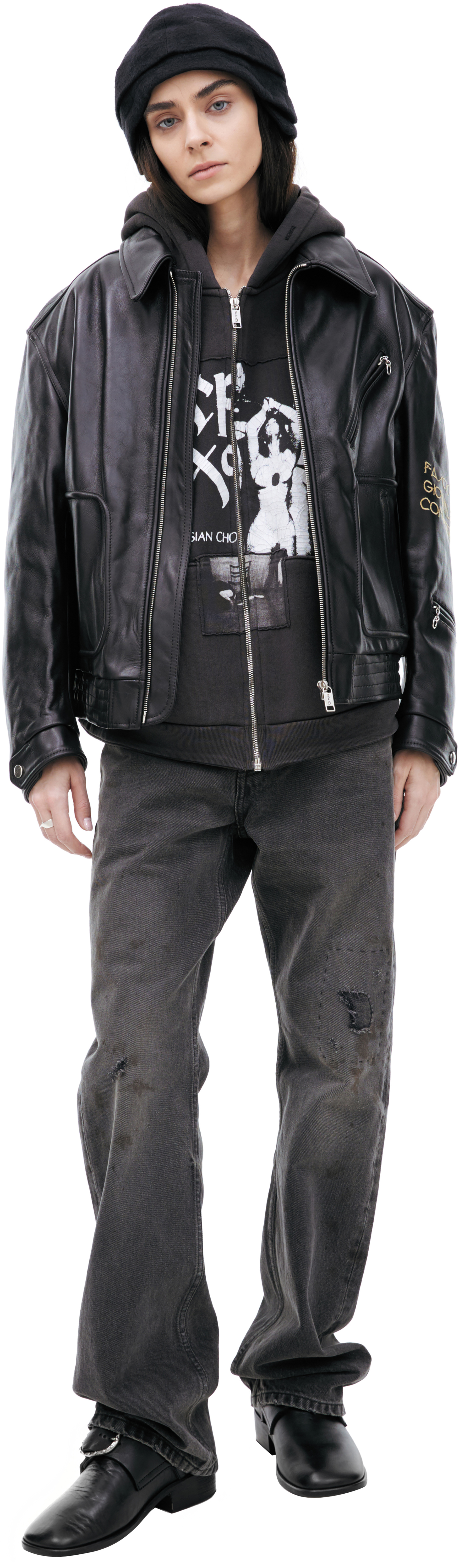 Enfants Riches Déprimés Leather Jacket