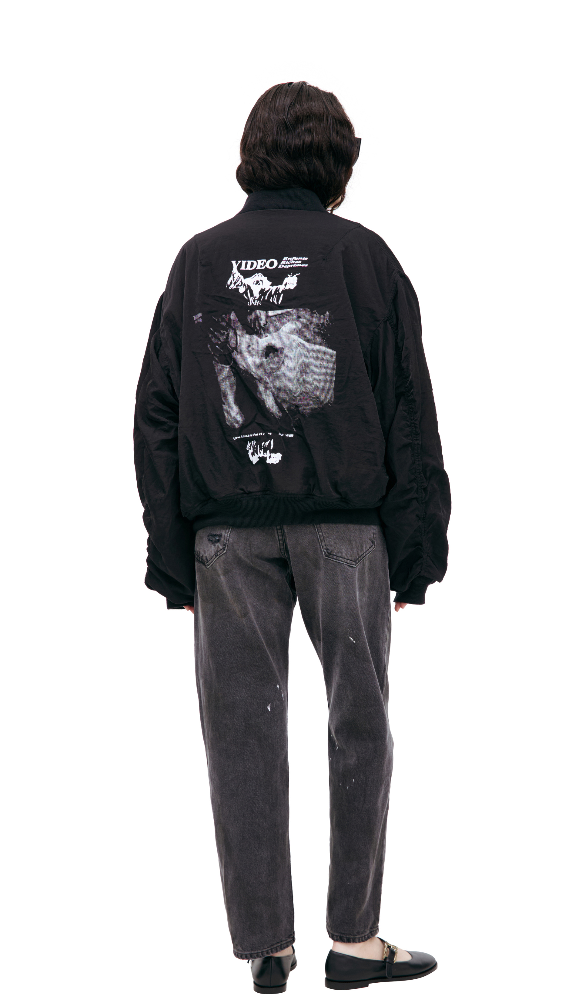 Enfants Riches Déprimés Black zippered bomber