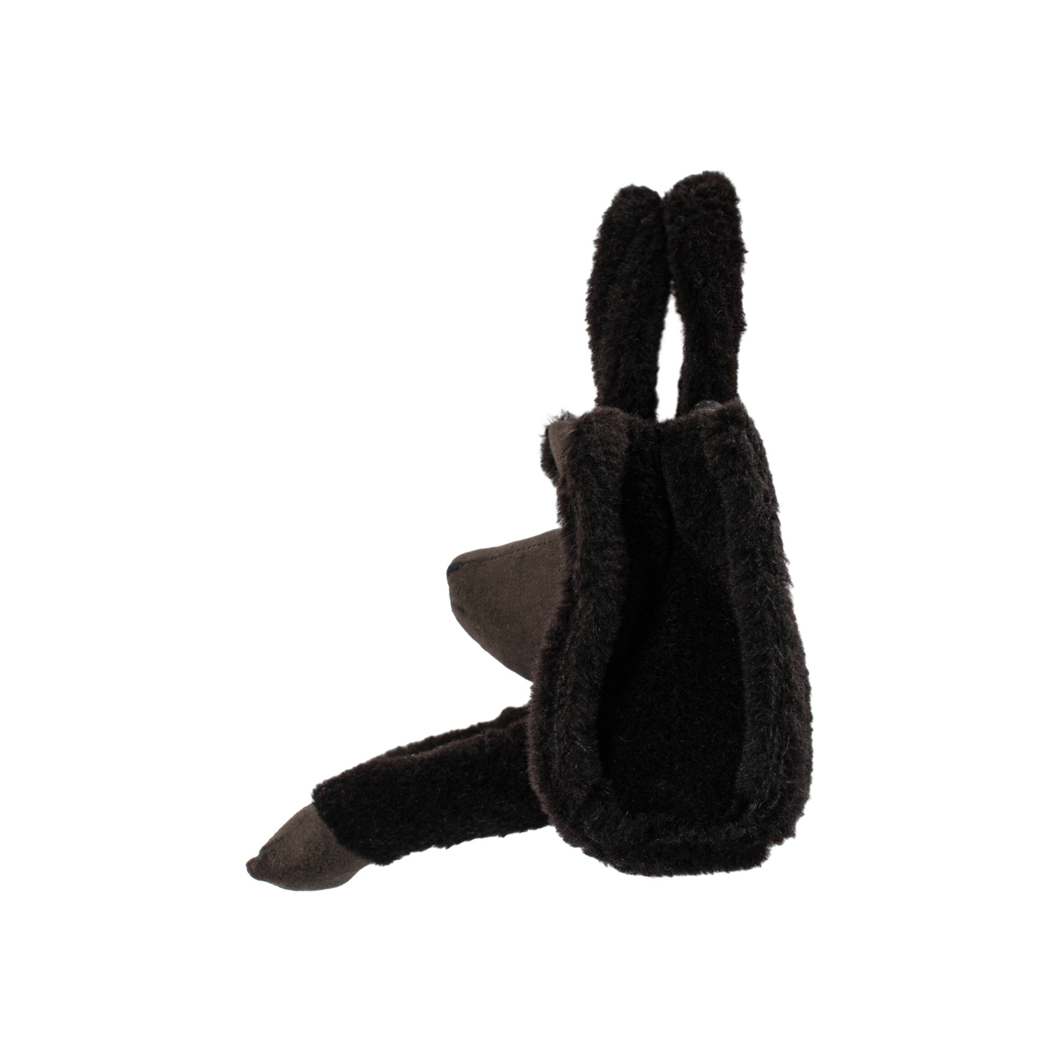 Doublet Black Alpaca Wool Bag