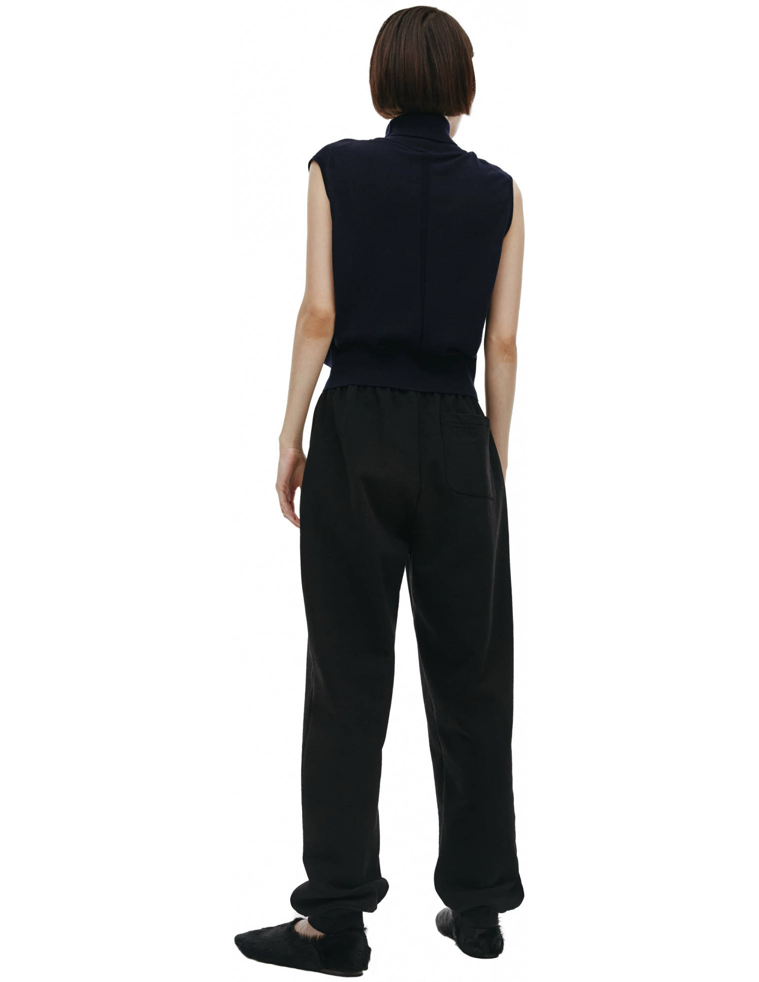 The Row Black wool  top