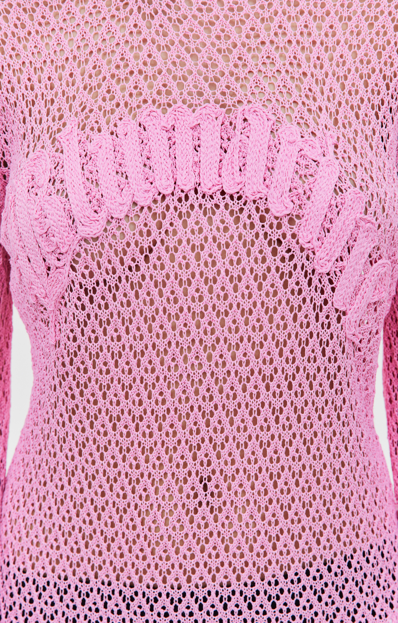 Blumarine Pink Scalloped Sweater