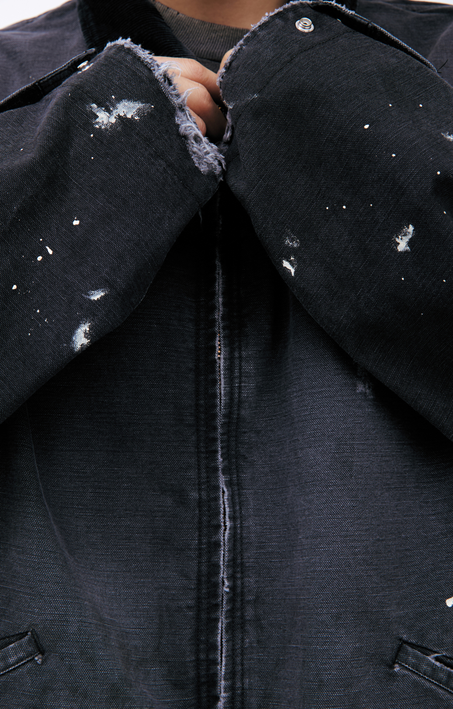 Saint Mxxxxxx Dark grey jacket with logo
