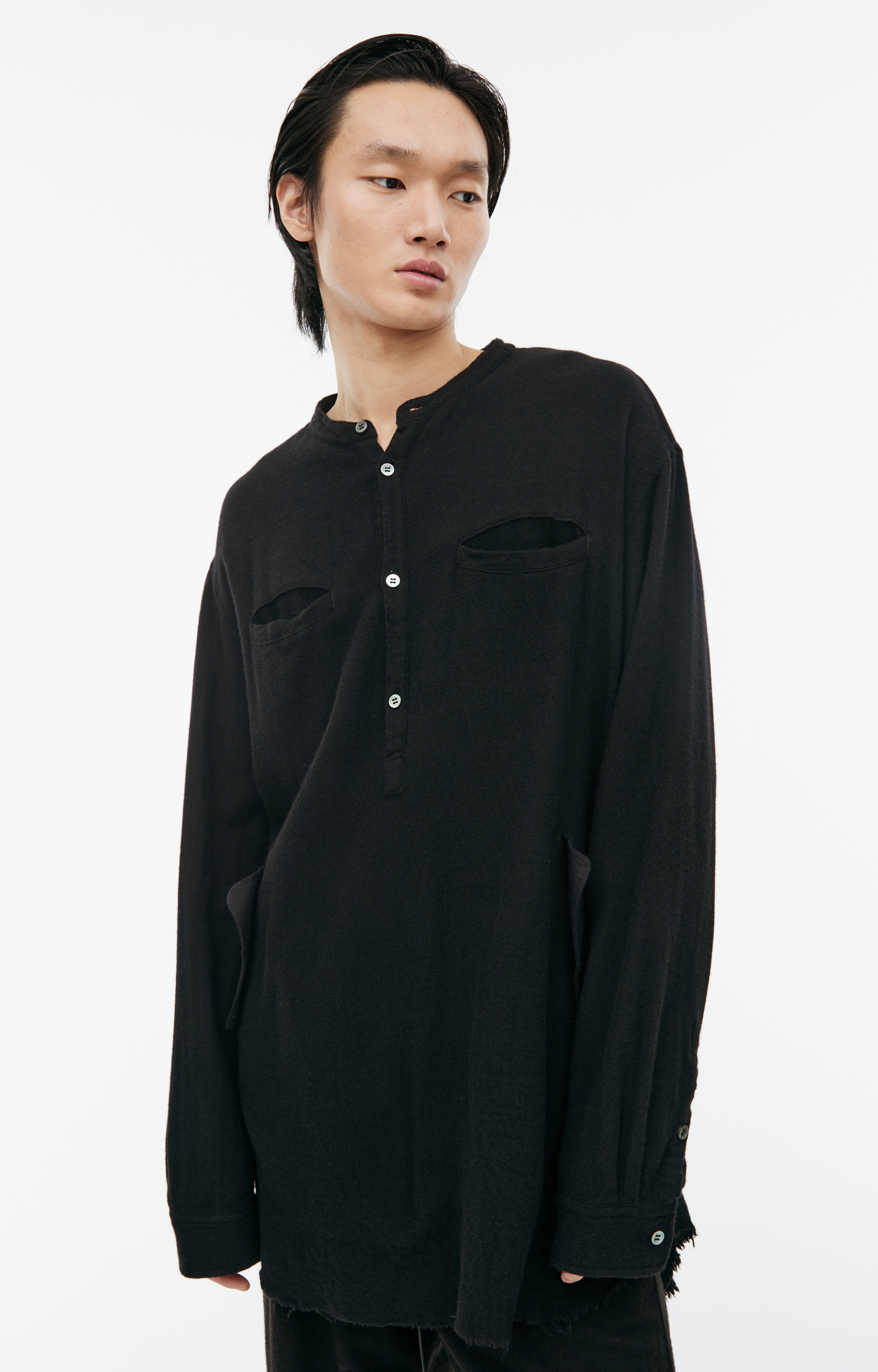 Undercover Black wool shirt