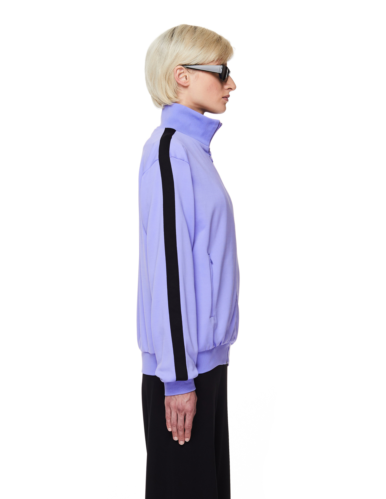 Balenciaga Purple Logo Track Jacket
