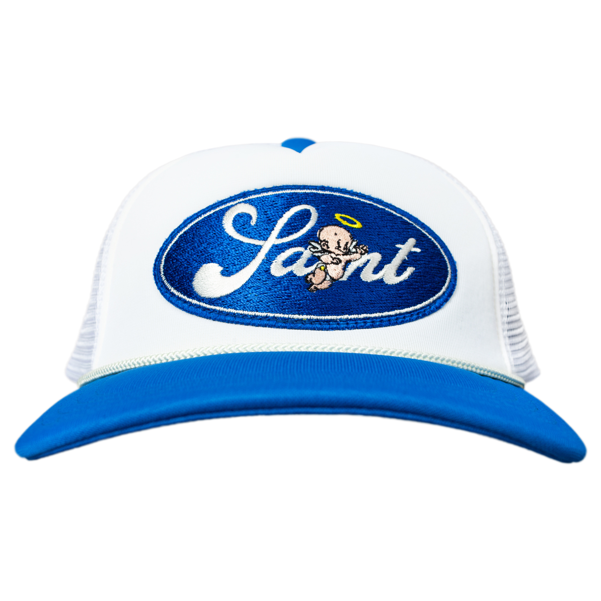 Saint Michael Logo embroidered baseball cap