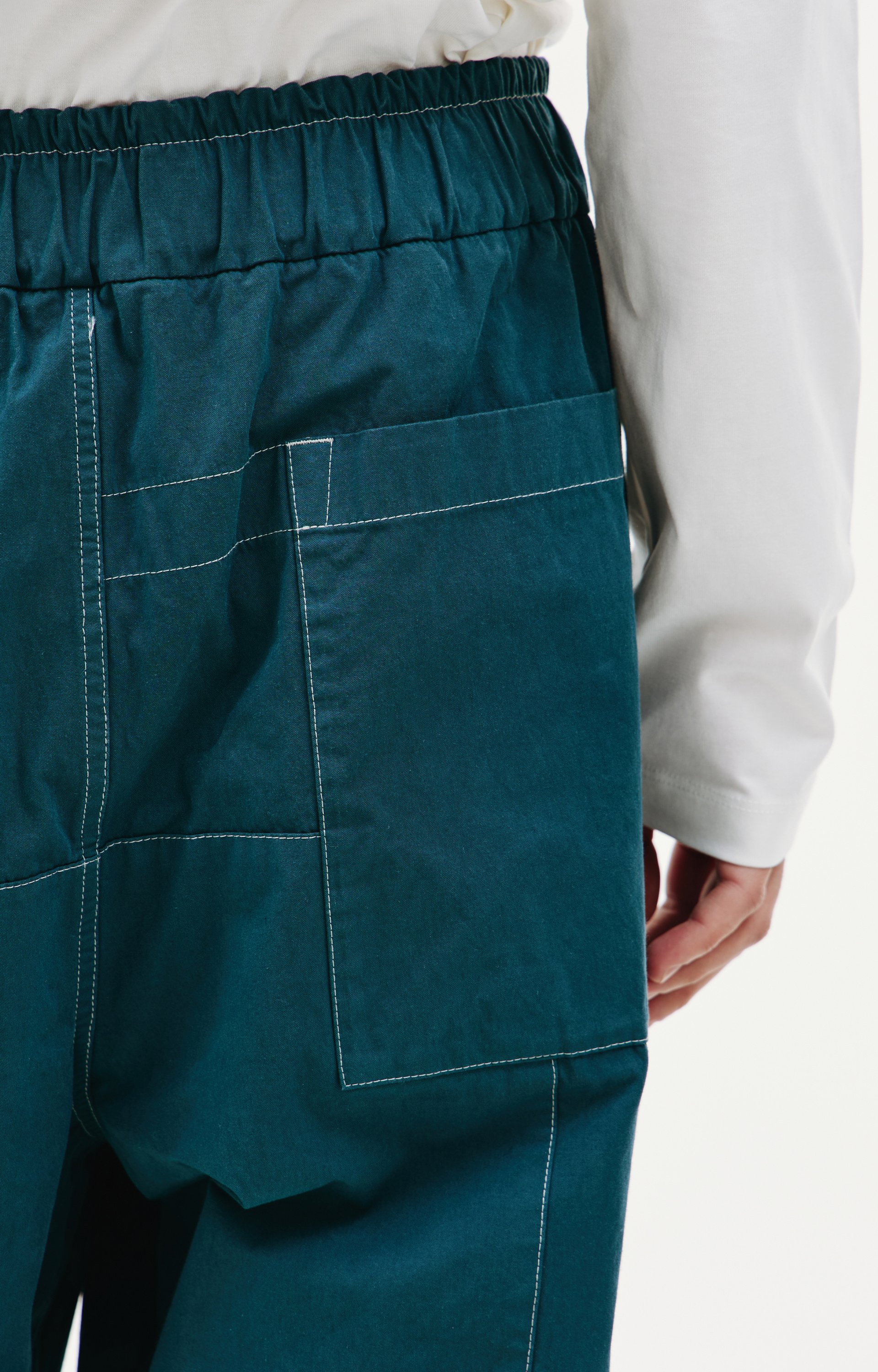 Jil Sander Pants with contrast seams