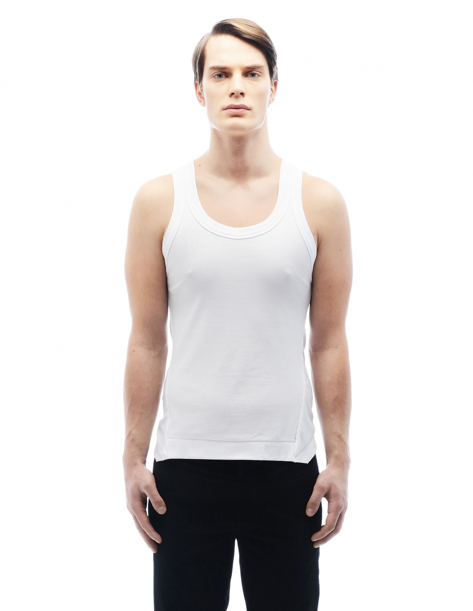 Ann Demeulemeester Cotton and polyamide t-shirt