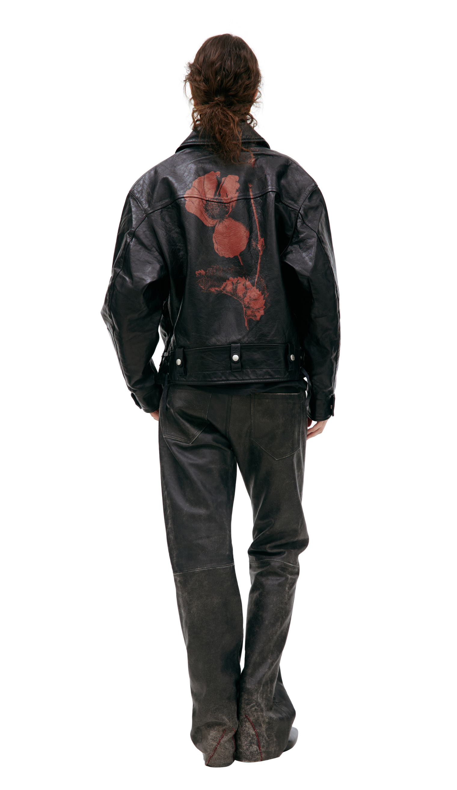 Enfants Riches Deprimes Leather print jacket