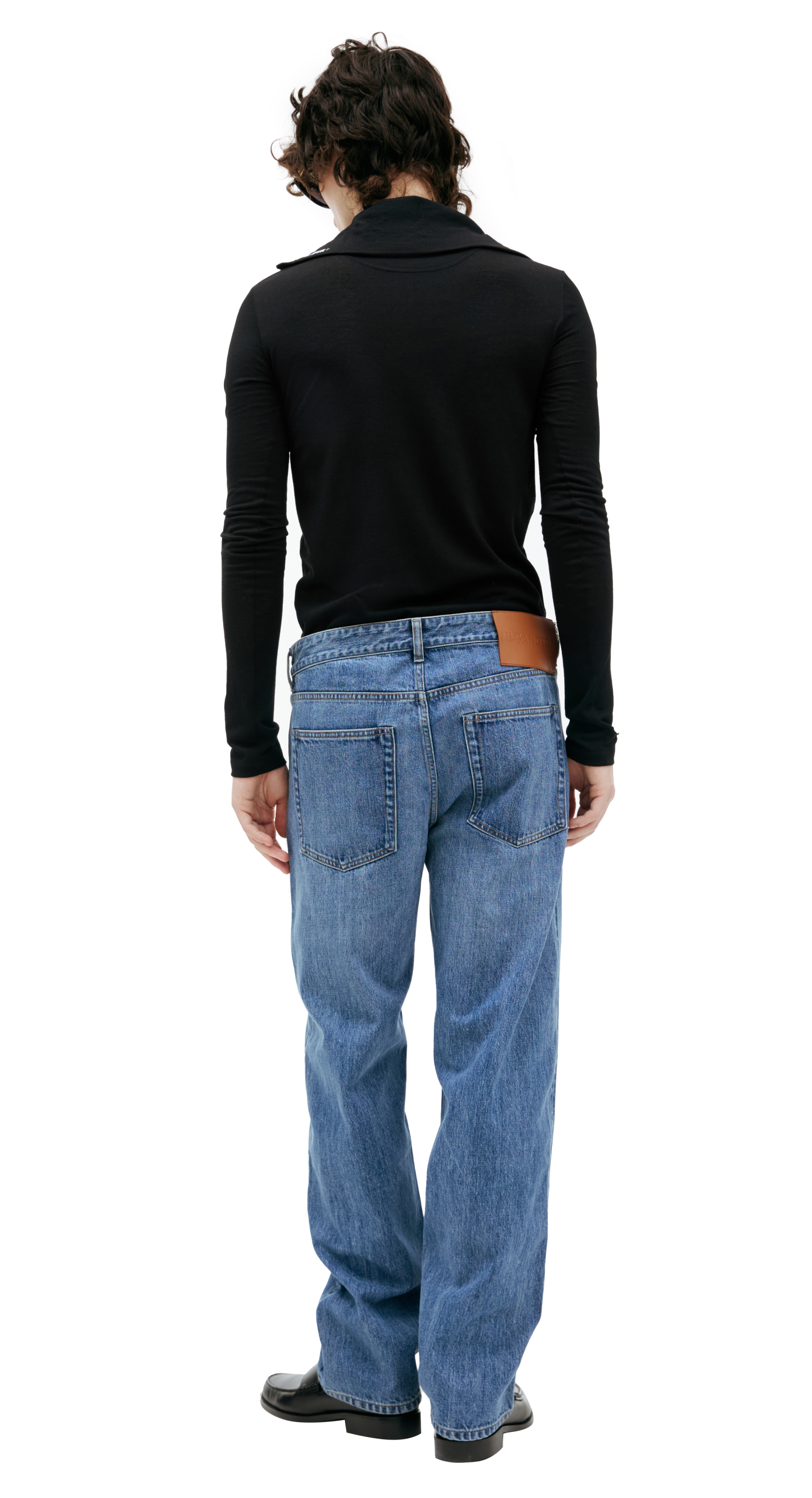 Jil Sander Straight jeans with patch