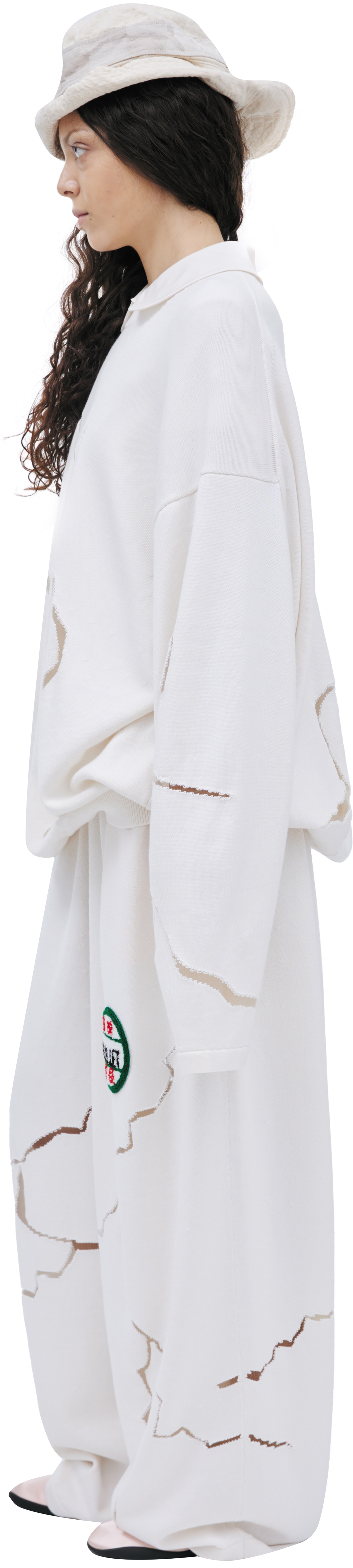 Doublet CRACKED EGG KNIT sweatshirt