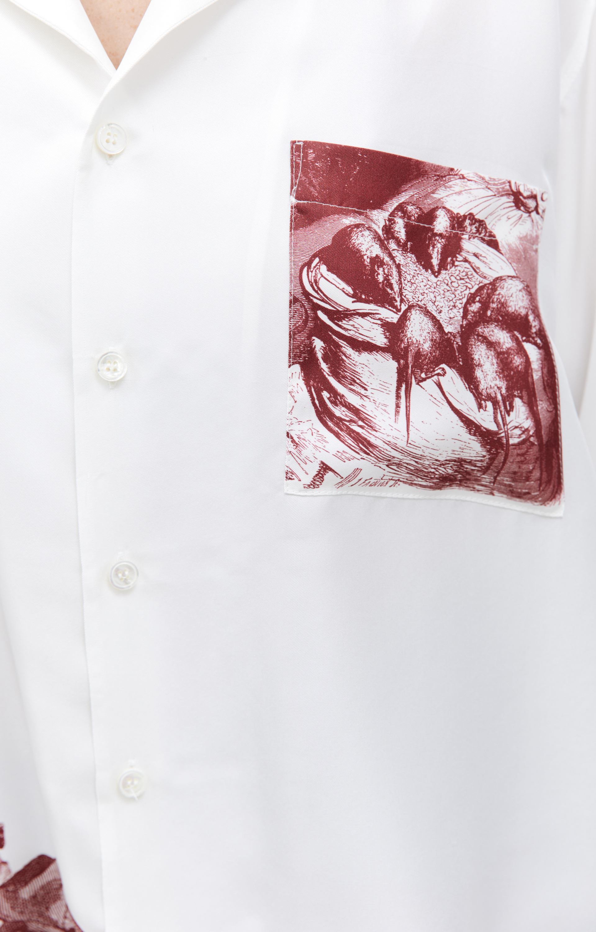 Enfants Riches Déprimés Rat Palace silk shirt