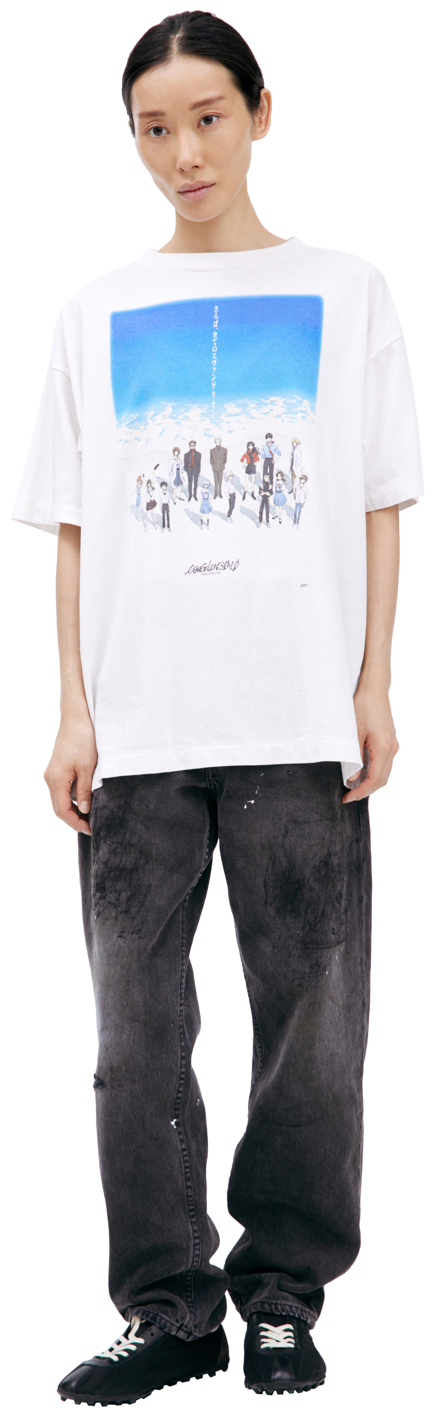 Saint Mxxxxxx White print T-shirt