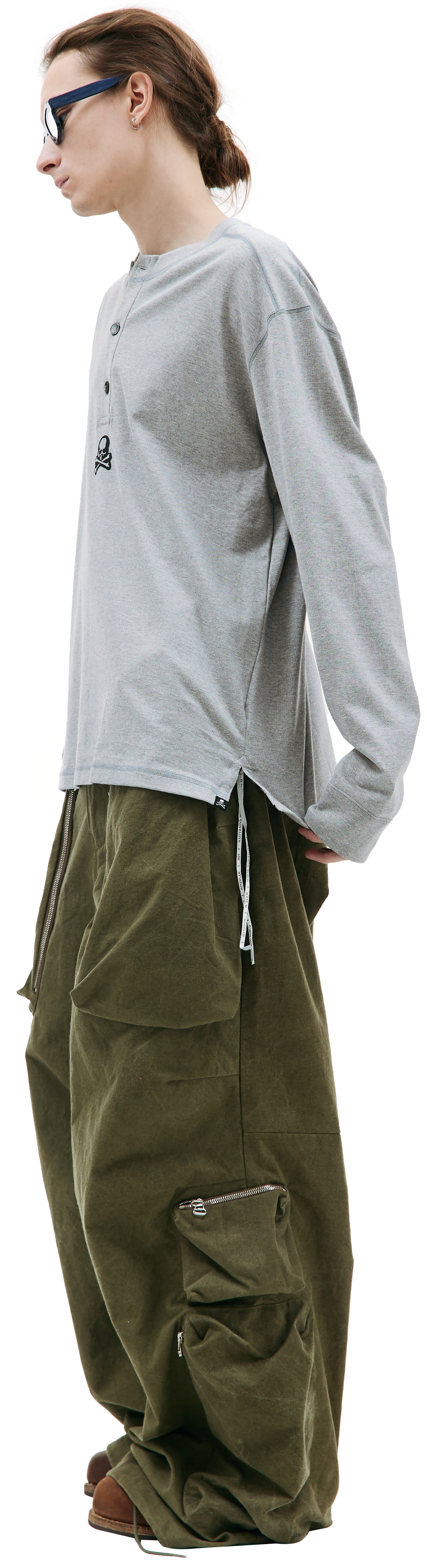 Mastermind WORLD Grey cotton longsleeve