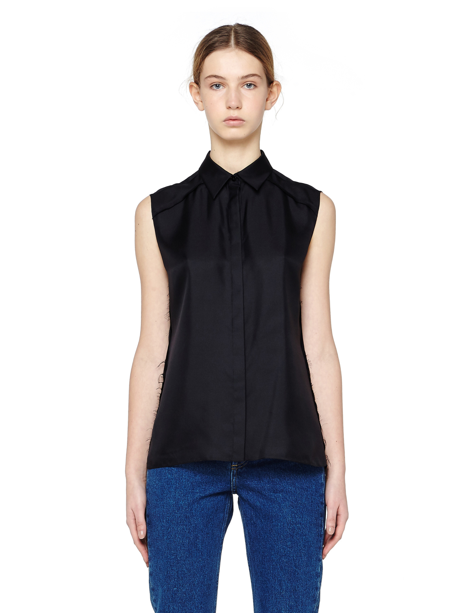 Maison Margiela Шелковая блузка