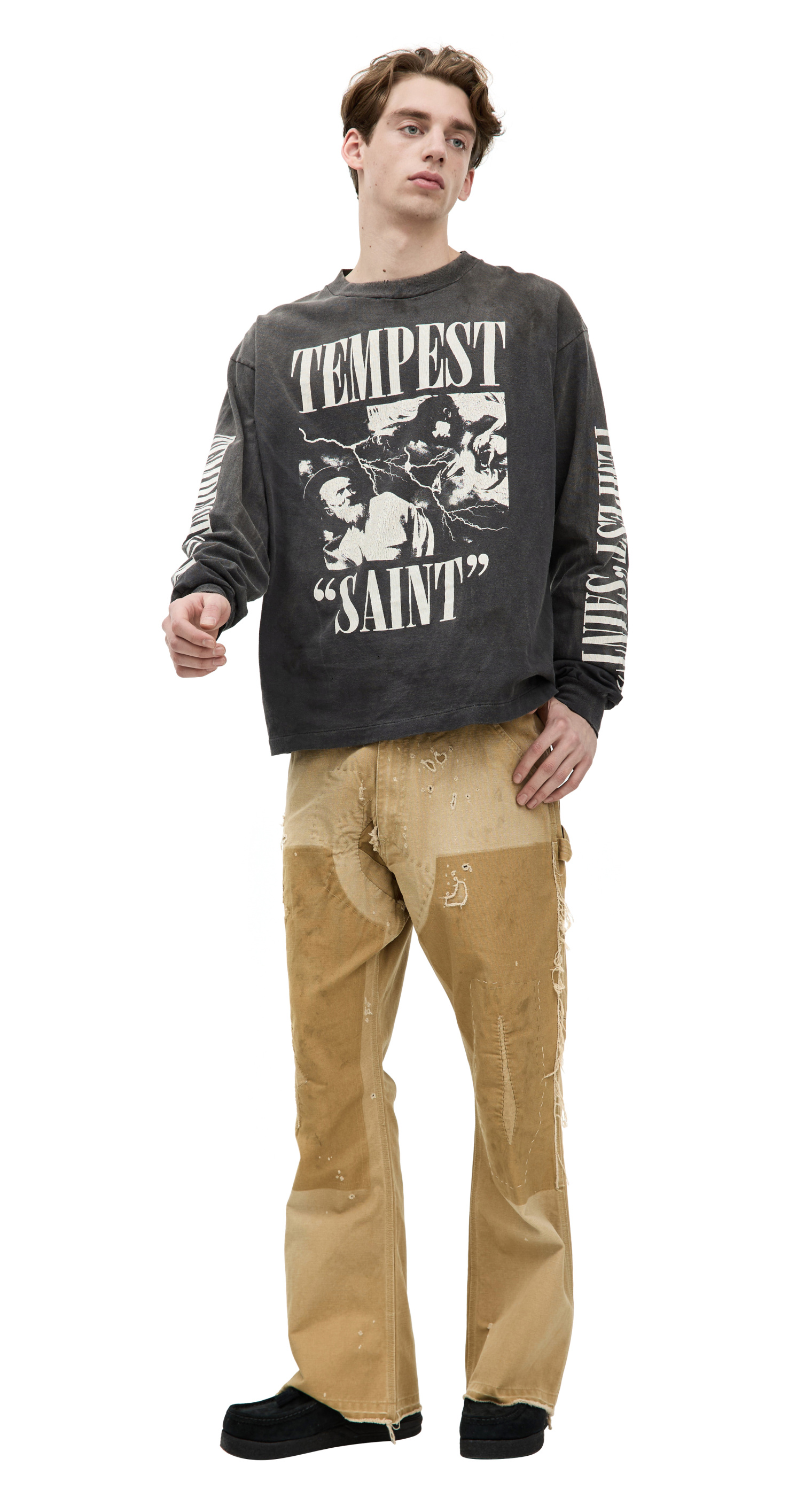 Saint Mxxxxxx \'Tempest\' print longsleeve