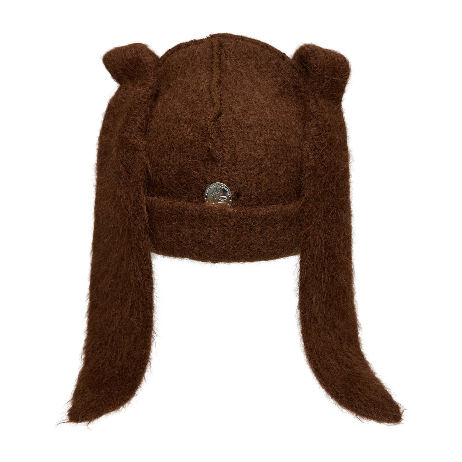Buy CHARLES JEFFREY LOVERBOY men brown chunky knit beanie for $179