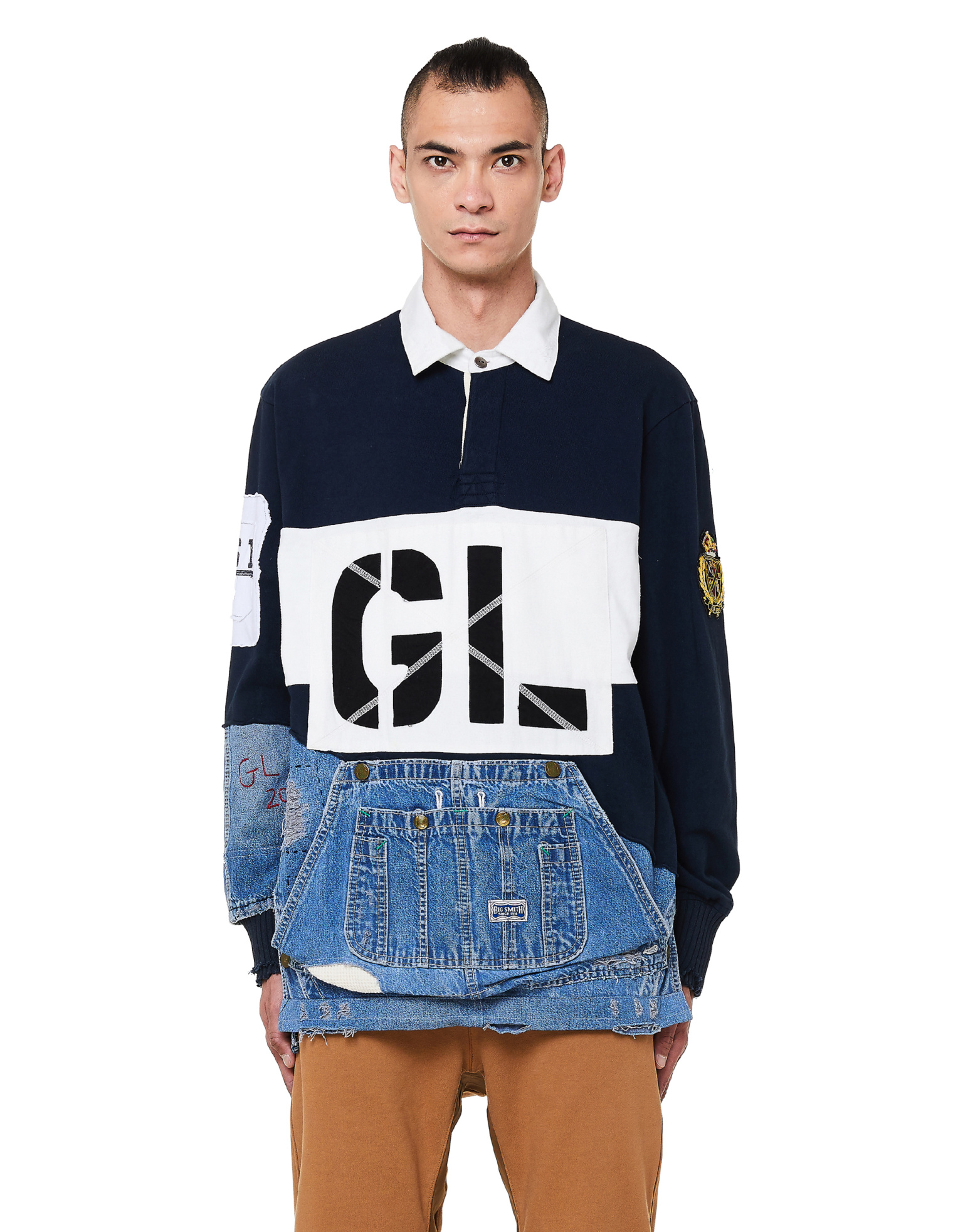 Greg Lauren GL Rugby Cotton Sweatshirt
