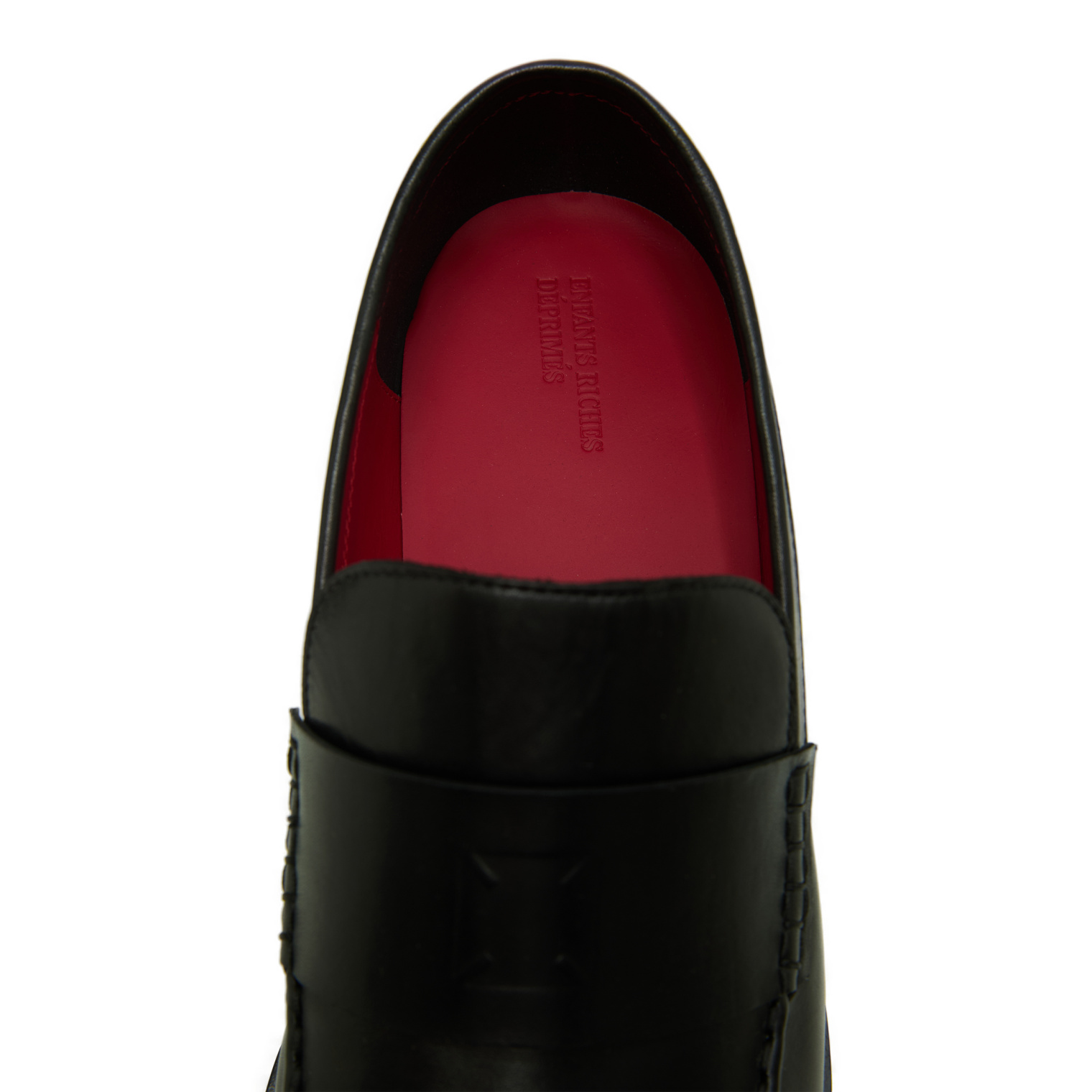 Enfants Riches Deprimes Black leather loafers