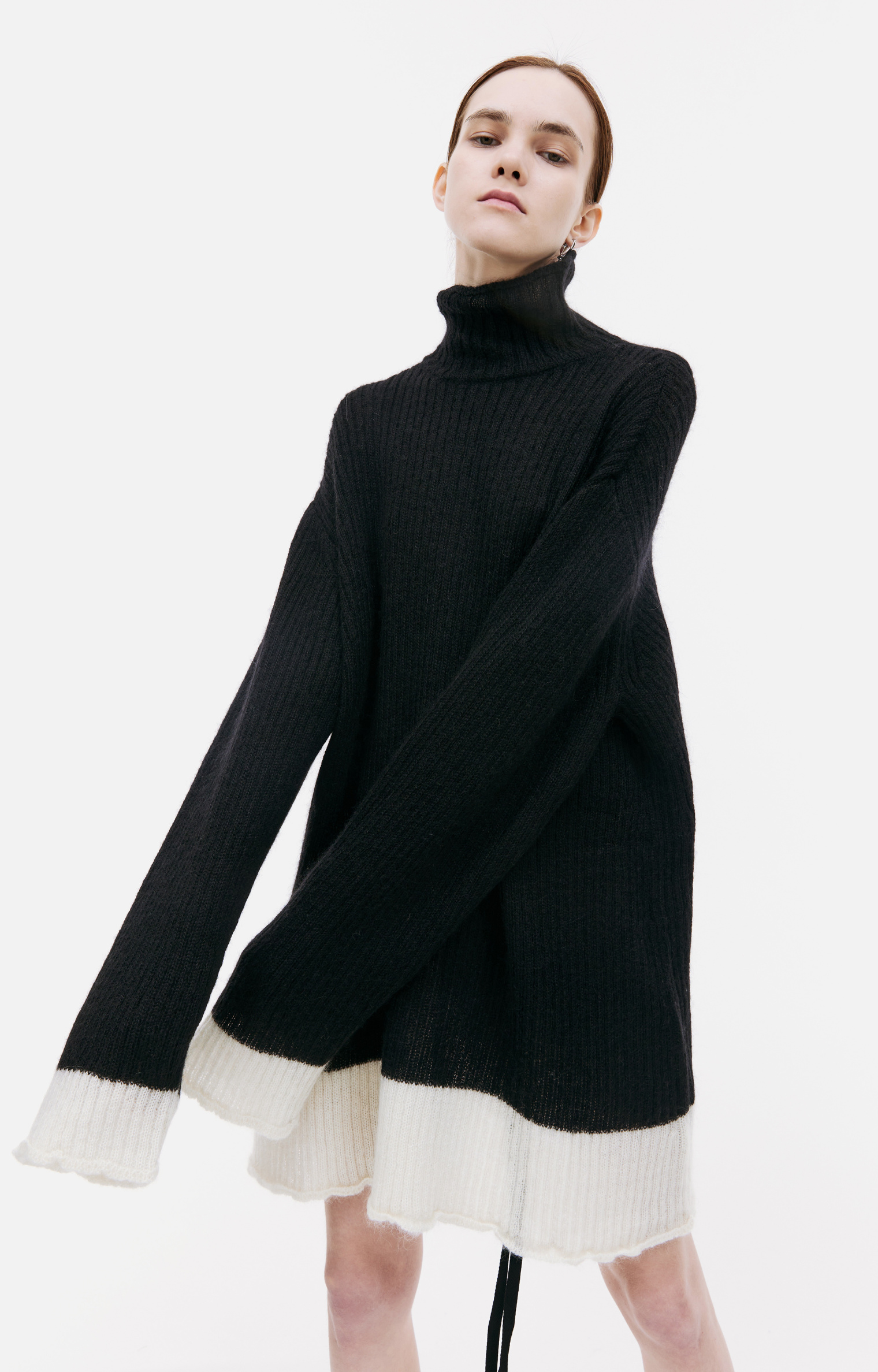 Undercover Oversize sweater with high collar