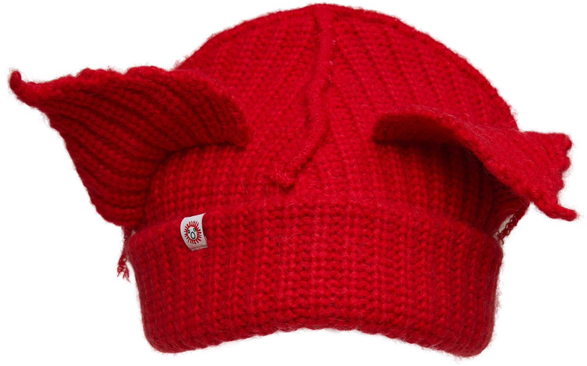 CHARLES JEFFREY LOVERBOY Red wool beanie
