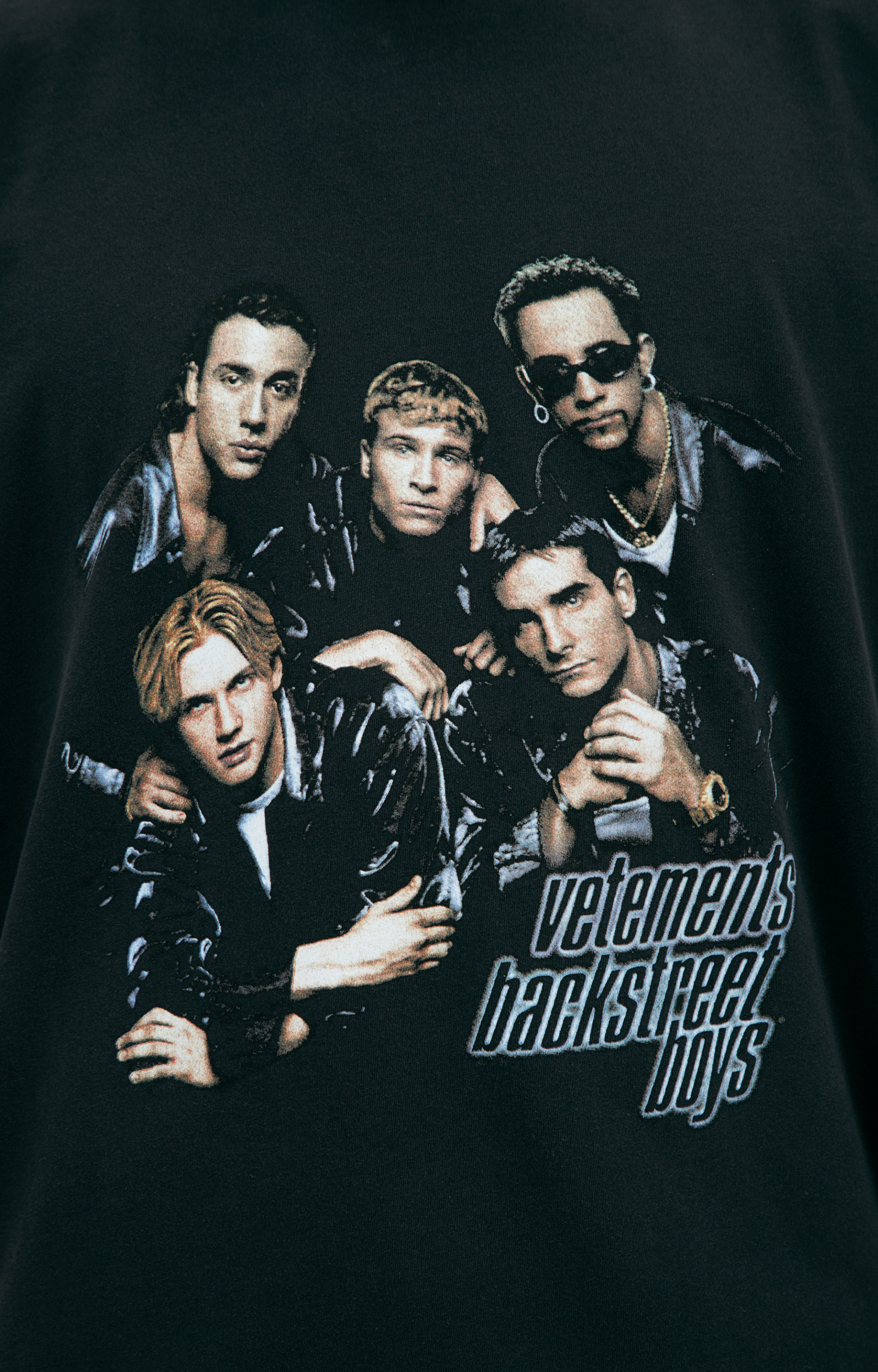VETEMENTS T-shirt with \'backstreet boys\'