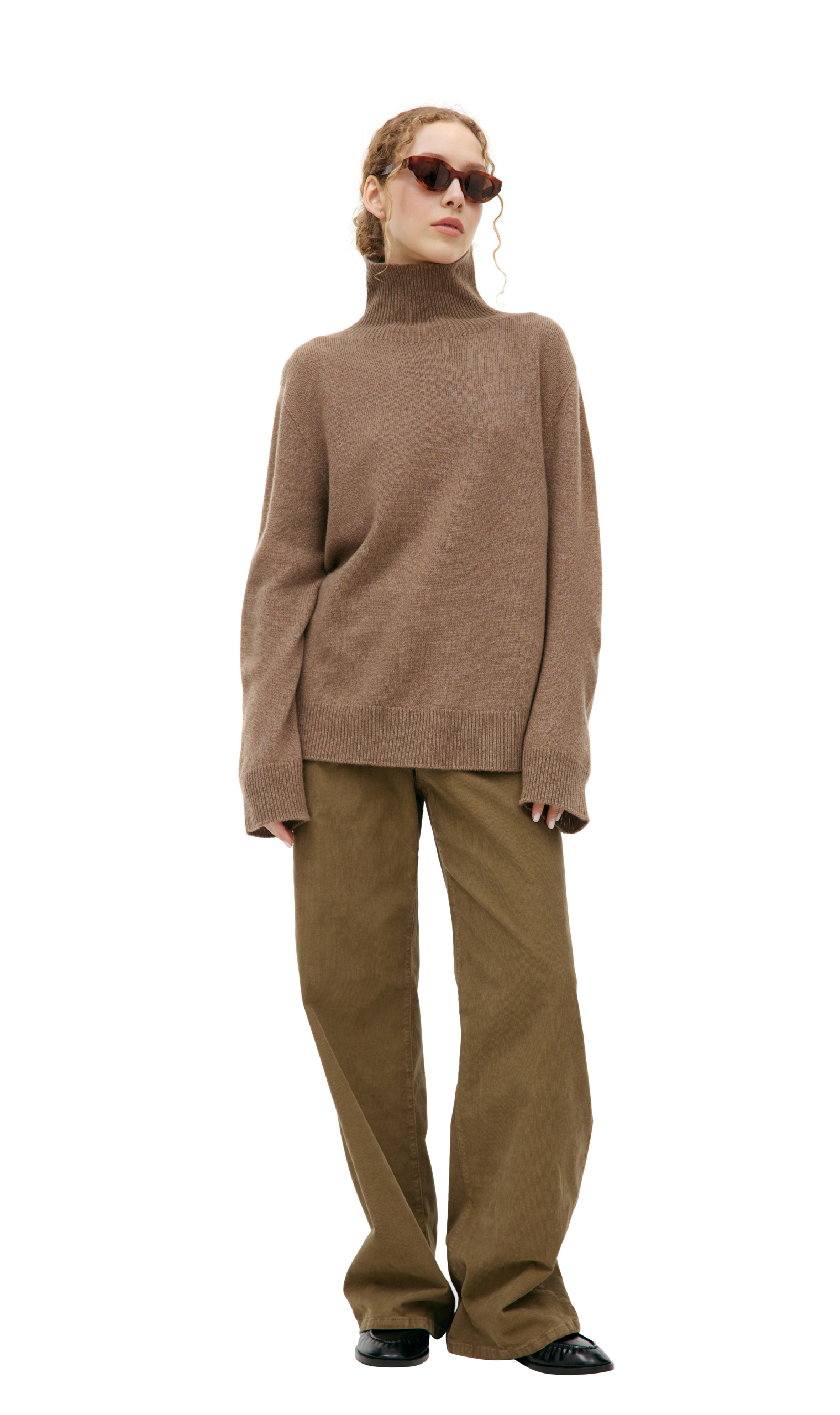 The Row High-neck cashmere sweater