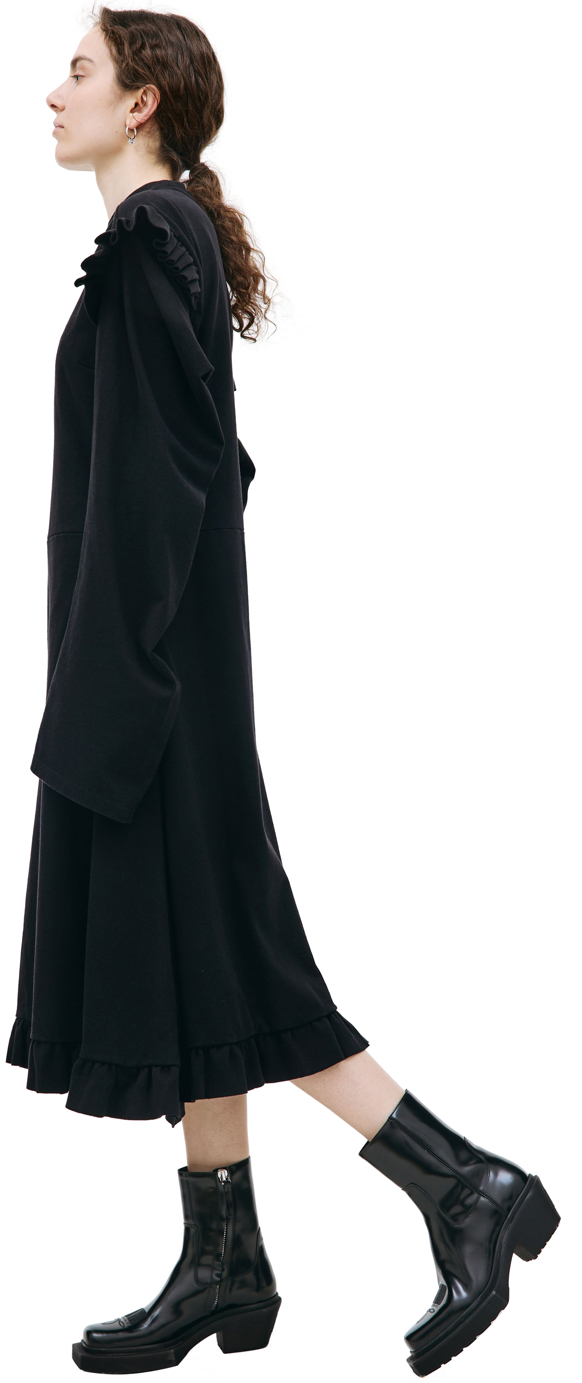 VETEMENTS Ruffle Jersey Dress