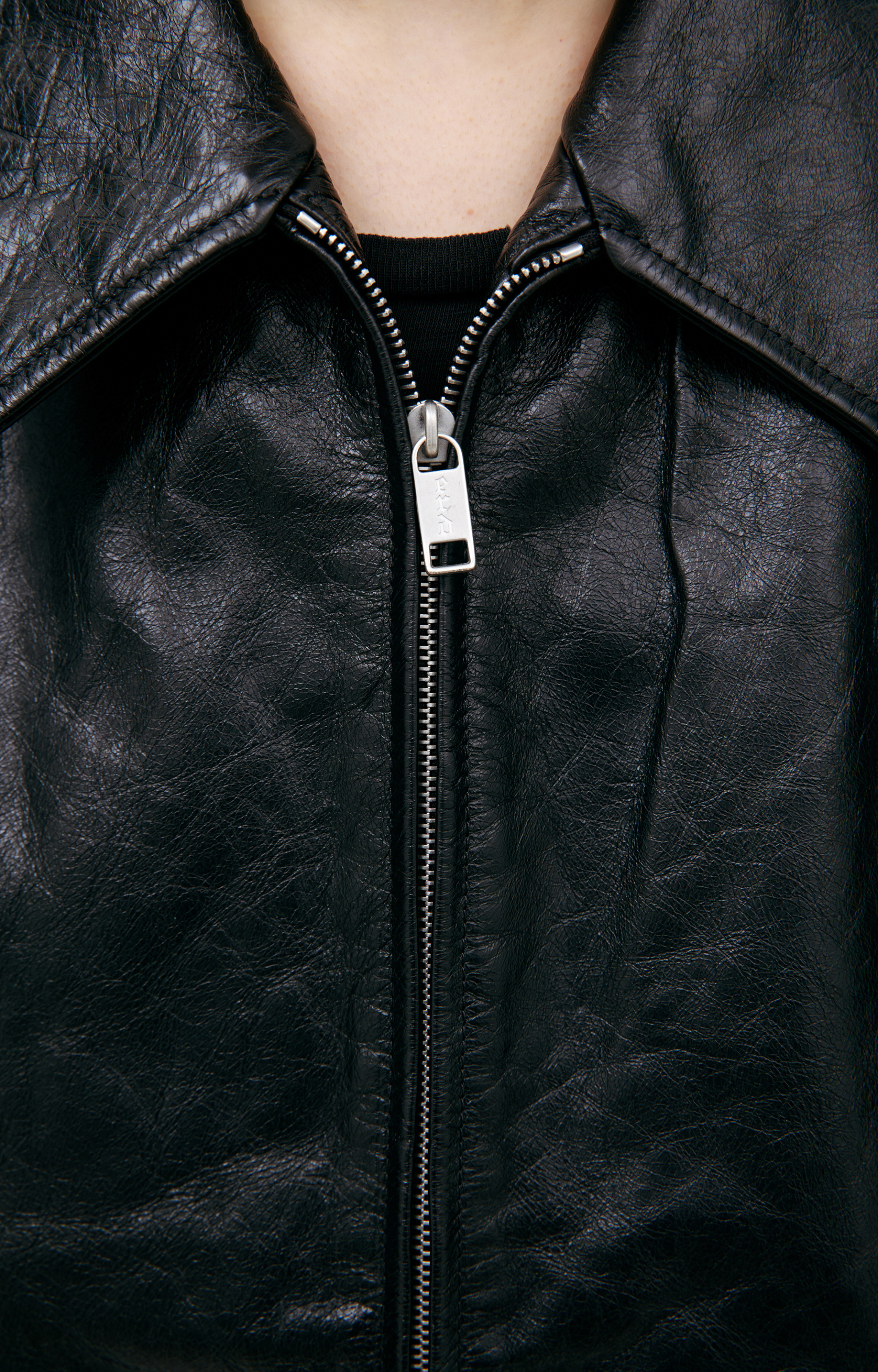 Enfants Riches Déprimés Leather print jacket