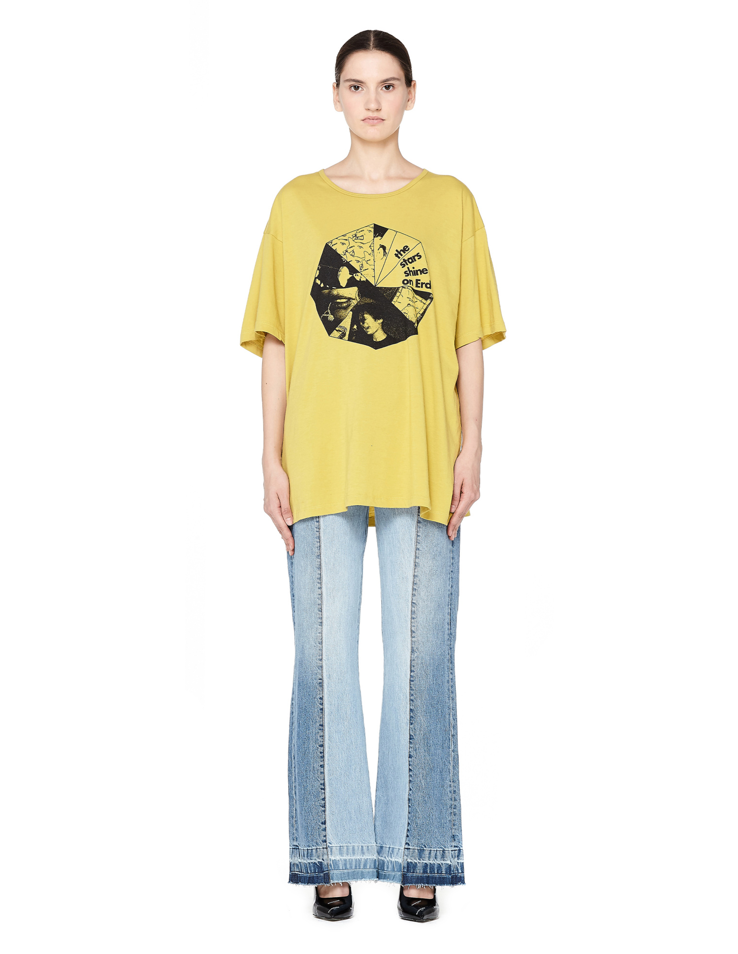 Golden Goose Double-Denim High-Rise Jeans