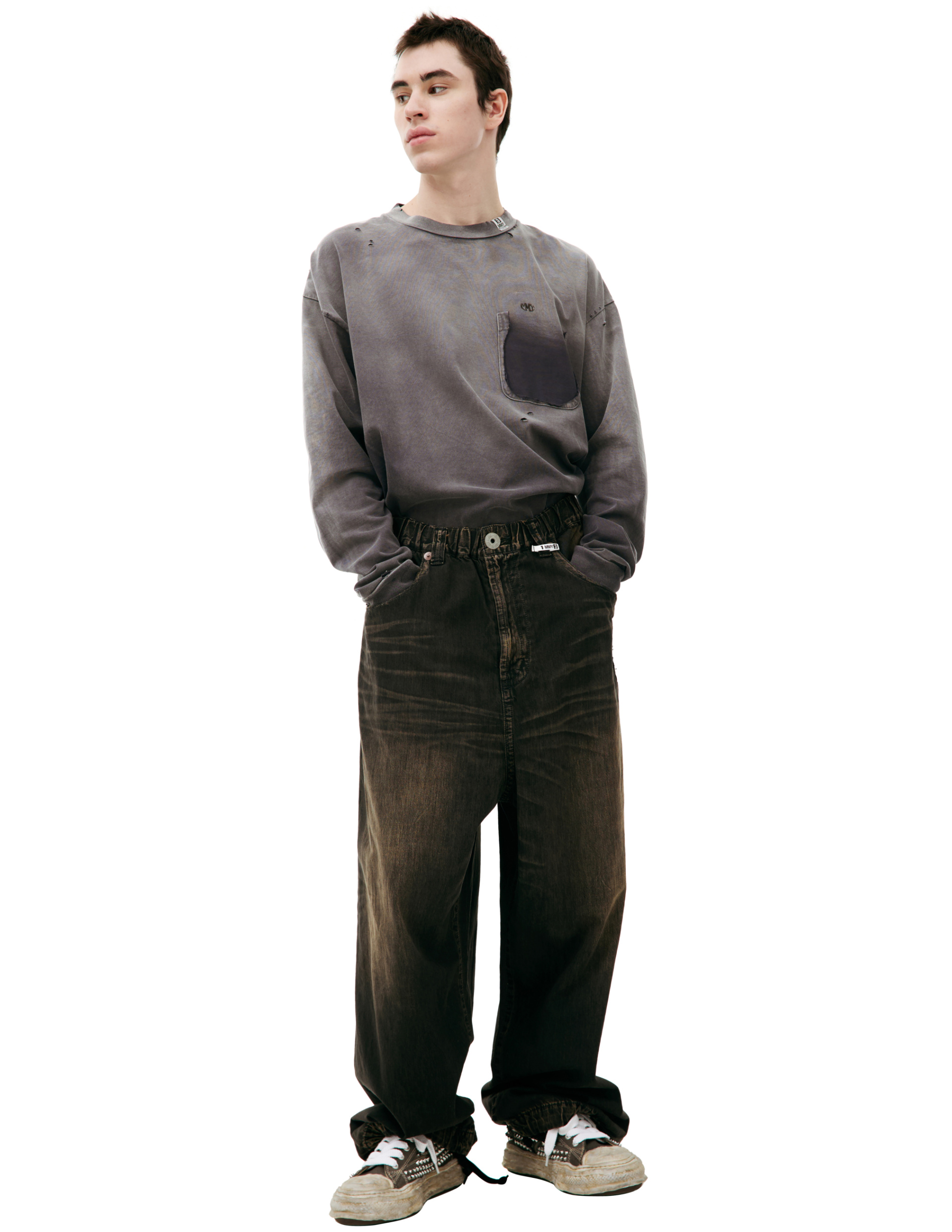 Maison Mihara Yasuhiro Jeans with patch on the pocket