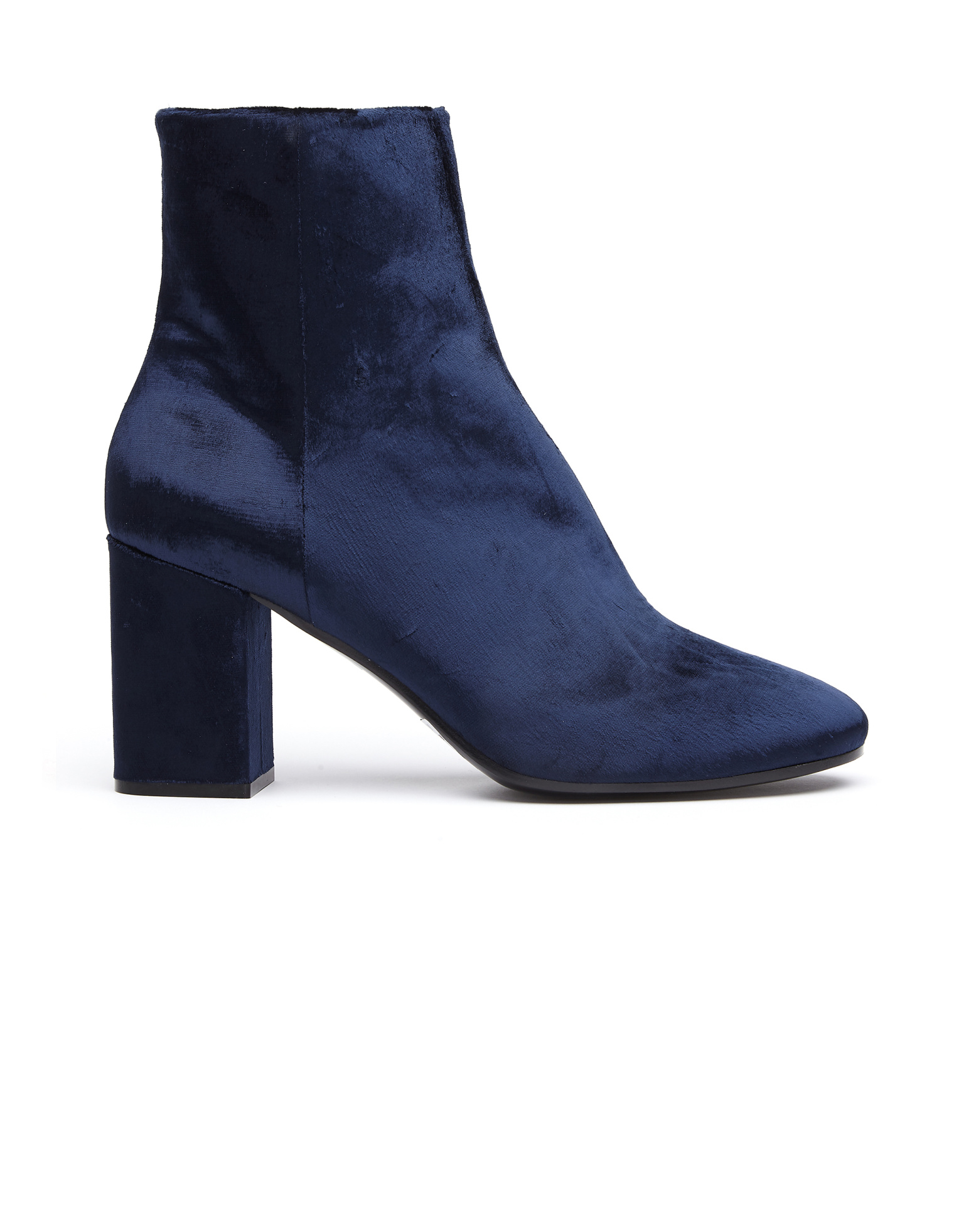 Balenciaga Ville Velvet Ankle Boots