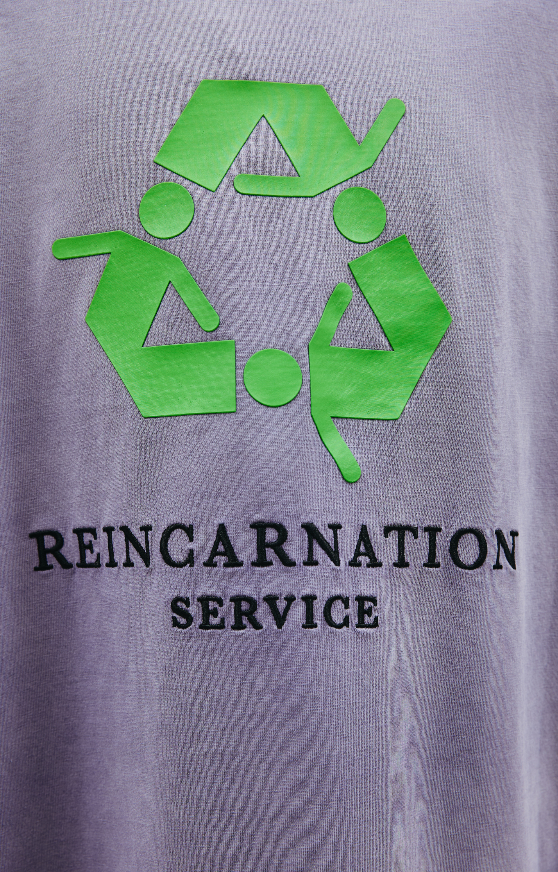 VETEMENTS Purple oversized t-shirt