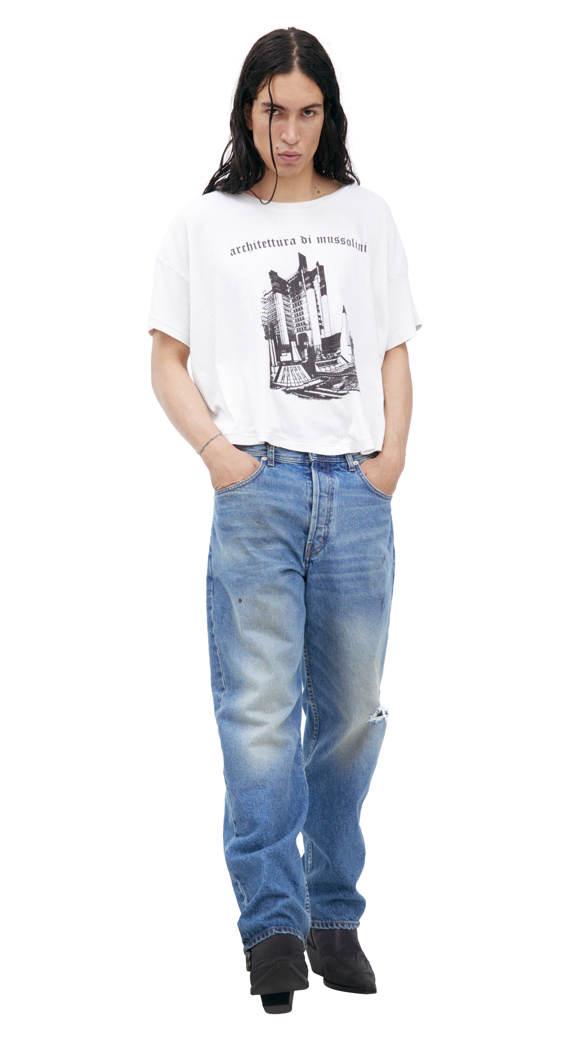 Enfants Riches Déprimés Grey print T-shirt