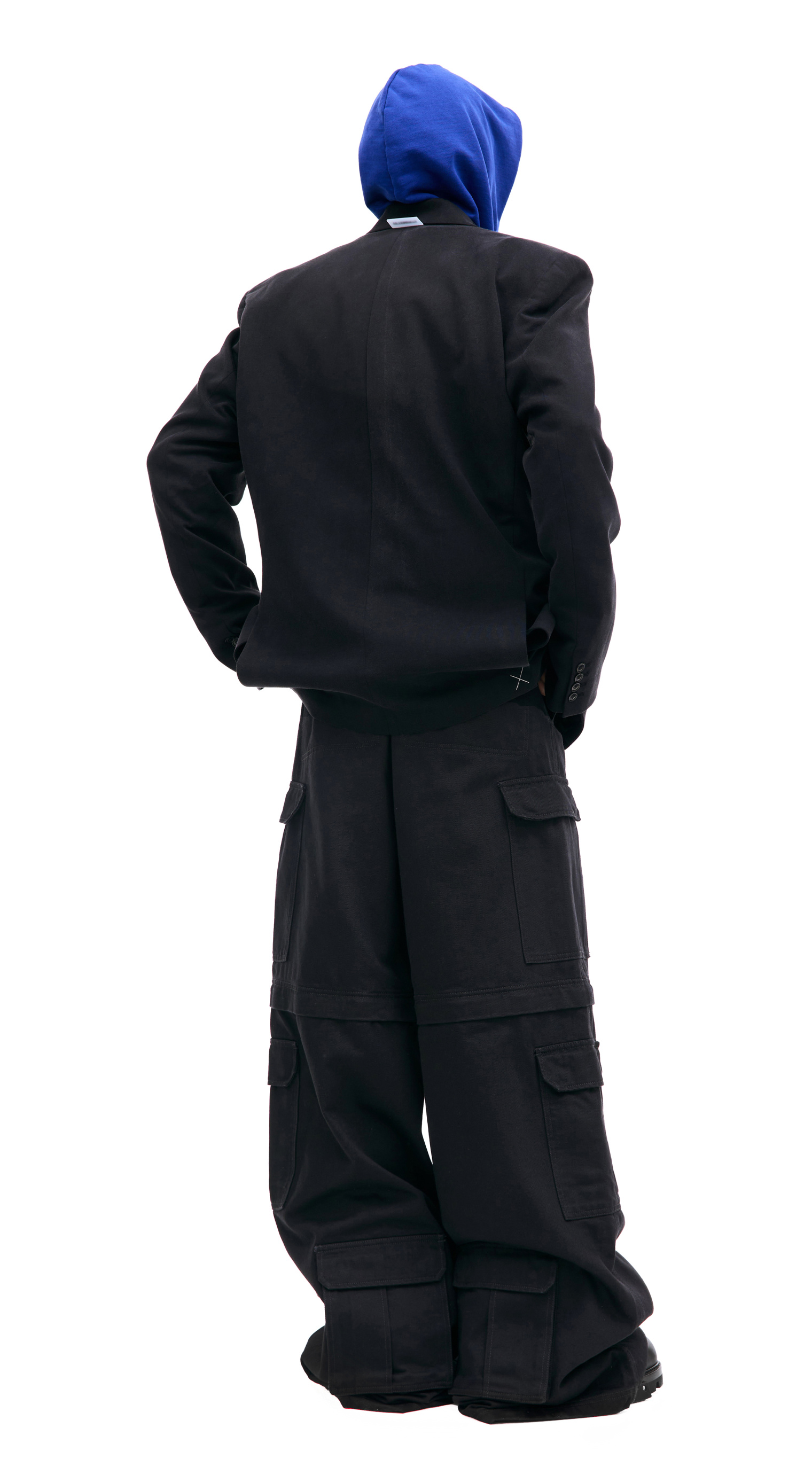 VETEMENTS Черный оверсайз пиджак