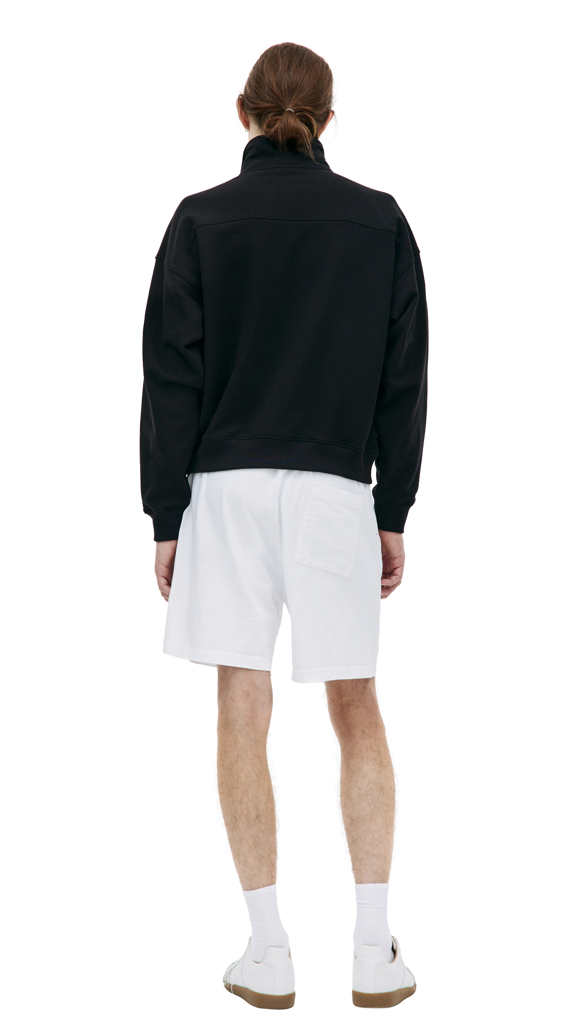 SPORTY & RICH Cursive zip up sweatshirt