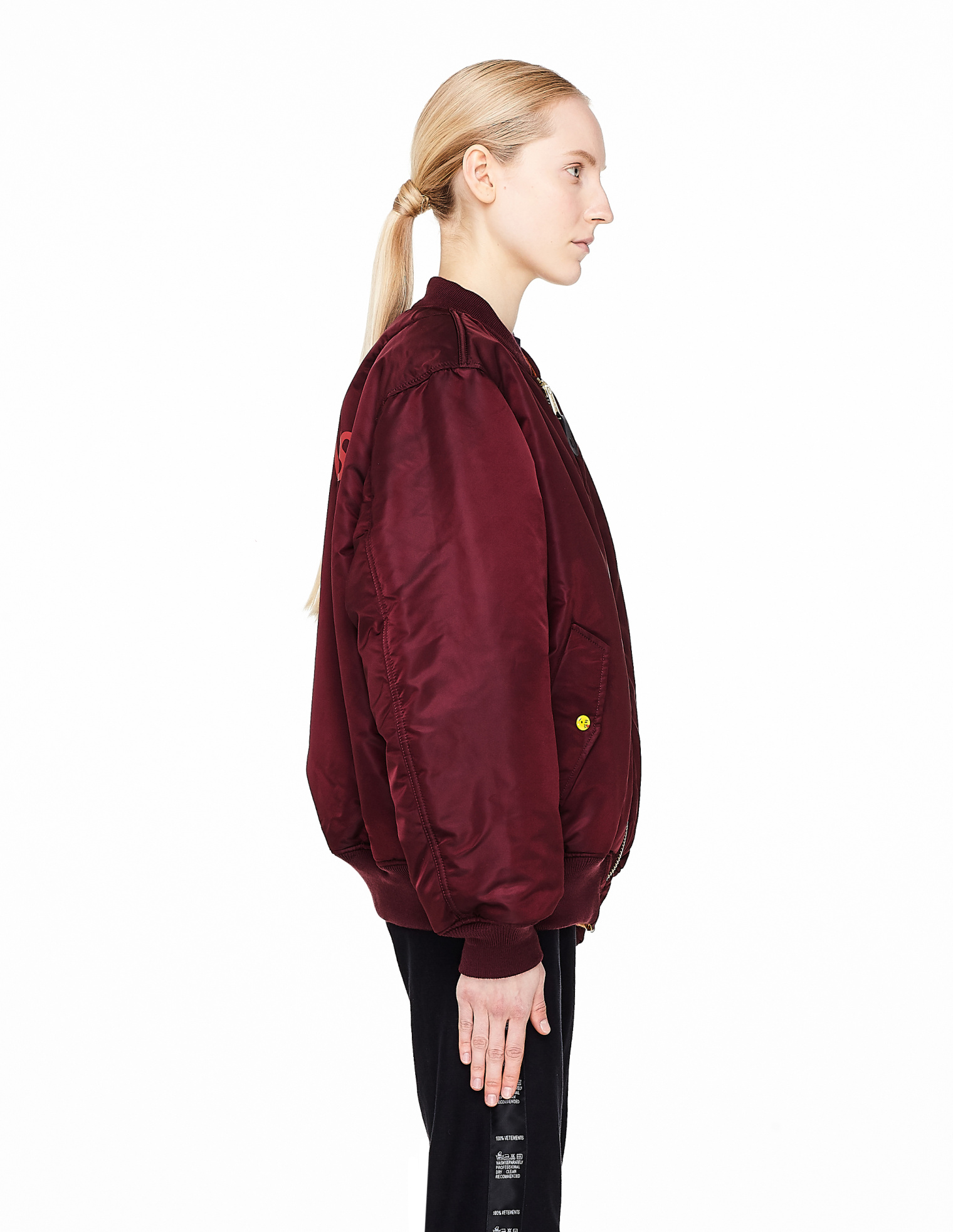 VETEMENTS Двусторонний oversize-бомбер с логотипом
