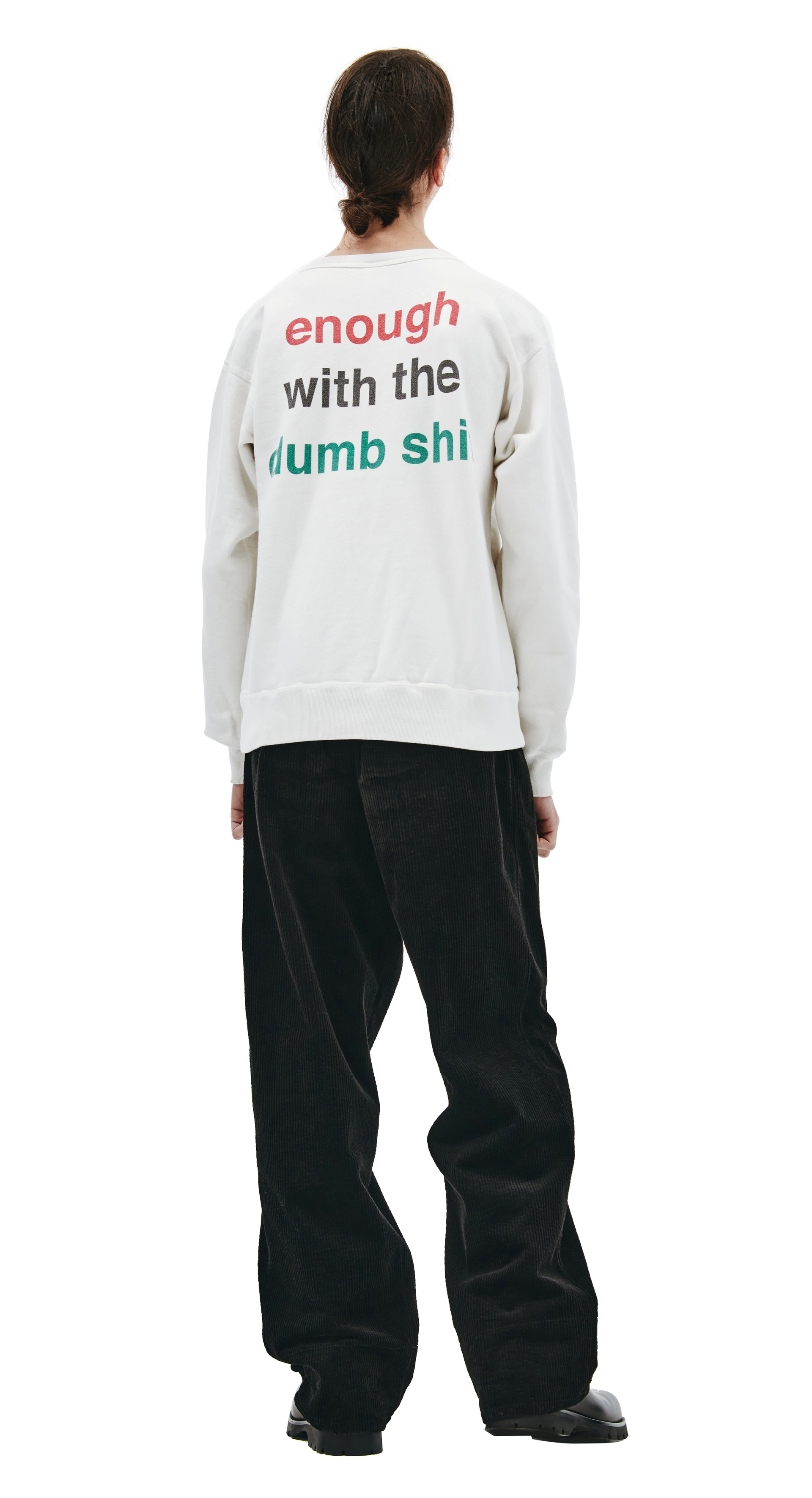 Saint Michael Read a book white sweatshirt