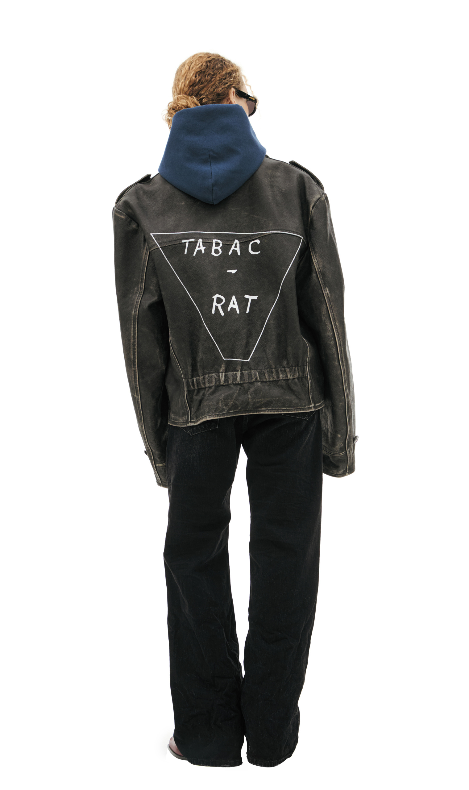Enfants Riches Déprimés Leather print jacket