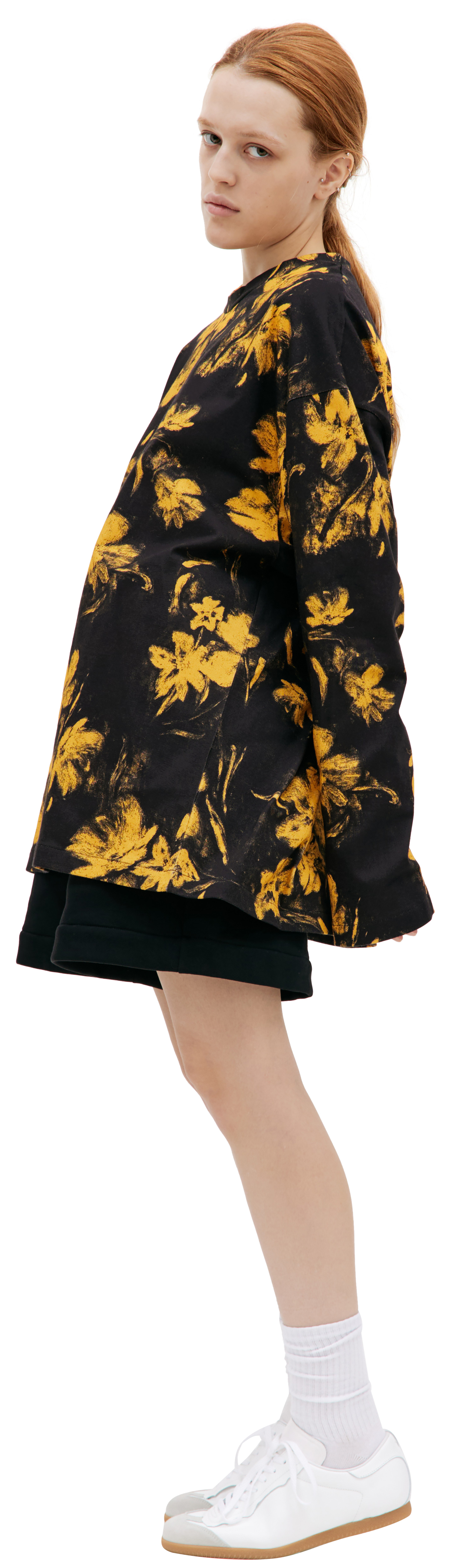 Jil Sander Floral print cotton longsleeve